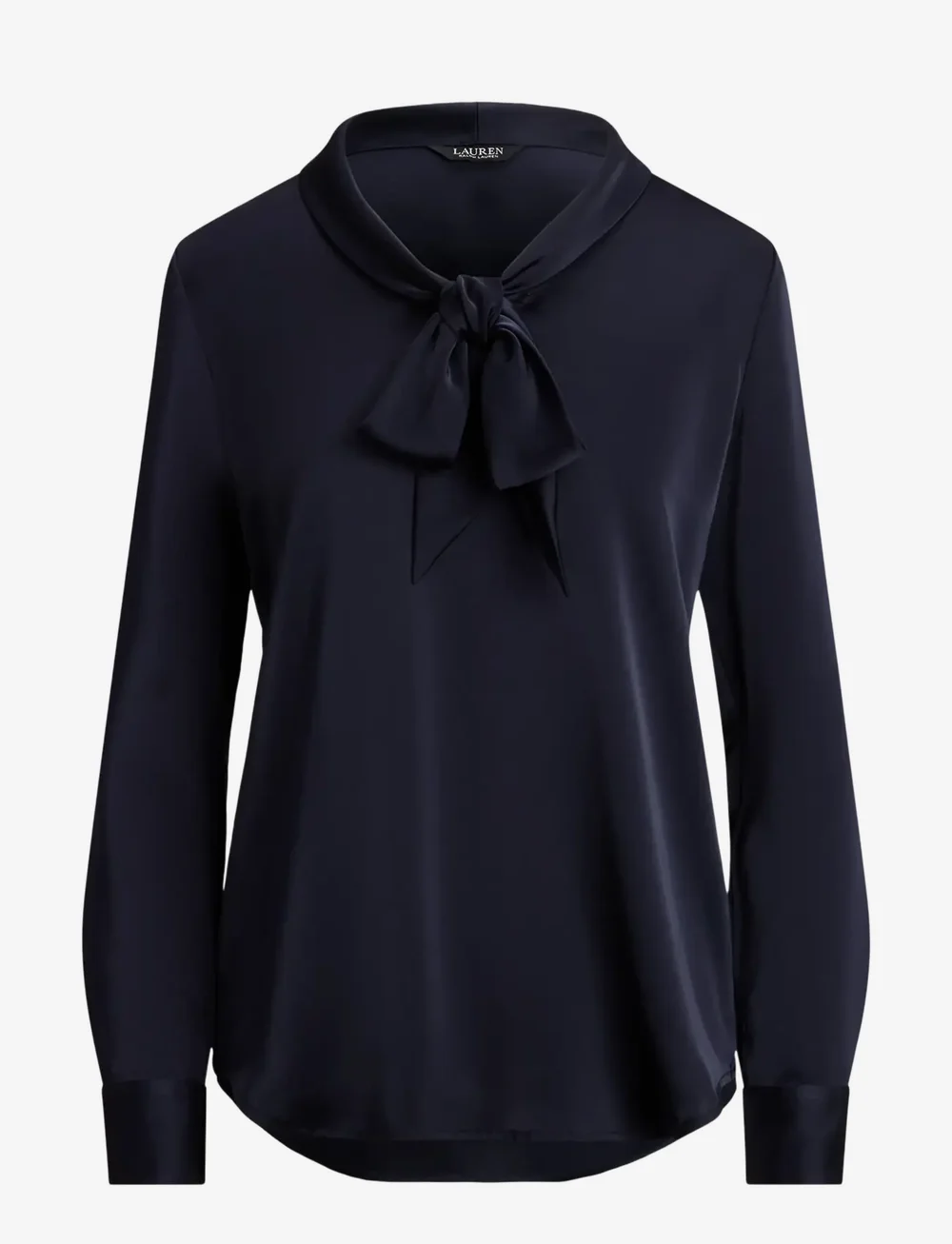 Lauren Ralph Lauren - SHIRT WT CHARM-TOP - langärmlige blusen - lauren navy - 1