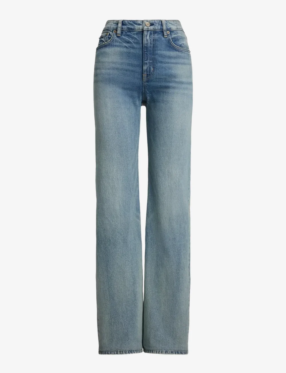 Lauren Ralph Lauren - High-Rise Wide-Leg Jean - vida jeans - odwin wash - 1