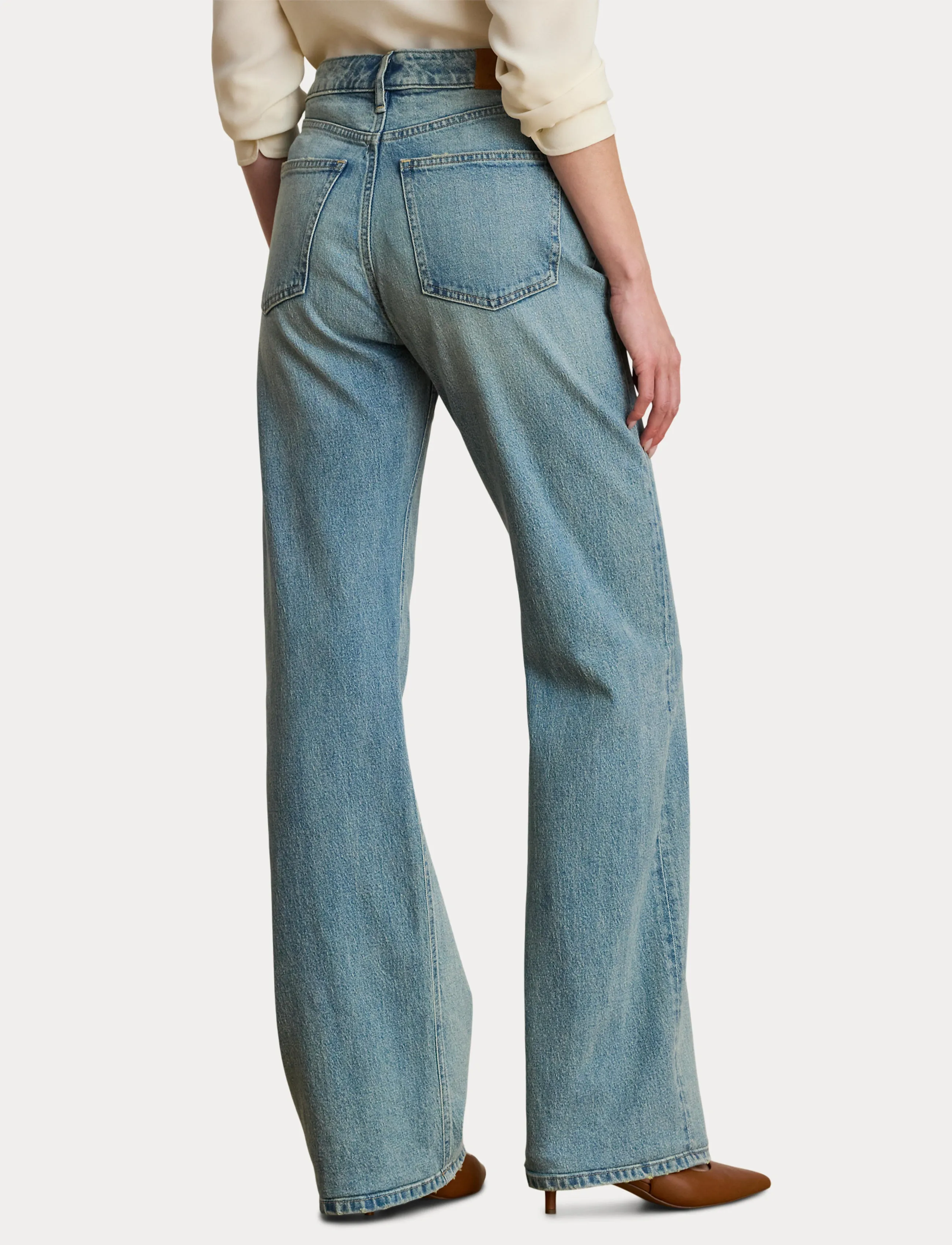 Lauren Ralph Lauren High-Rise Wide-Leg Jean vida jeans dam – bild 6