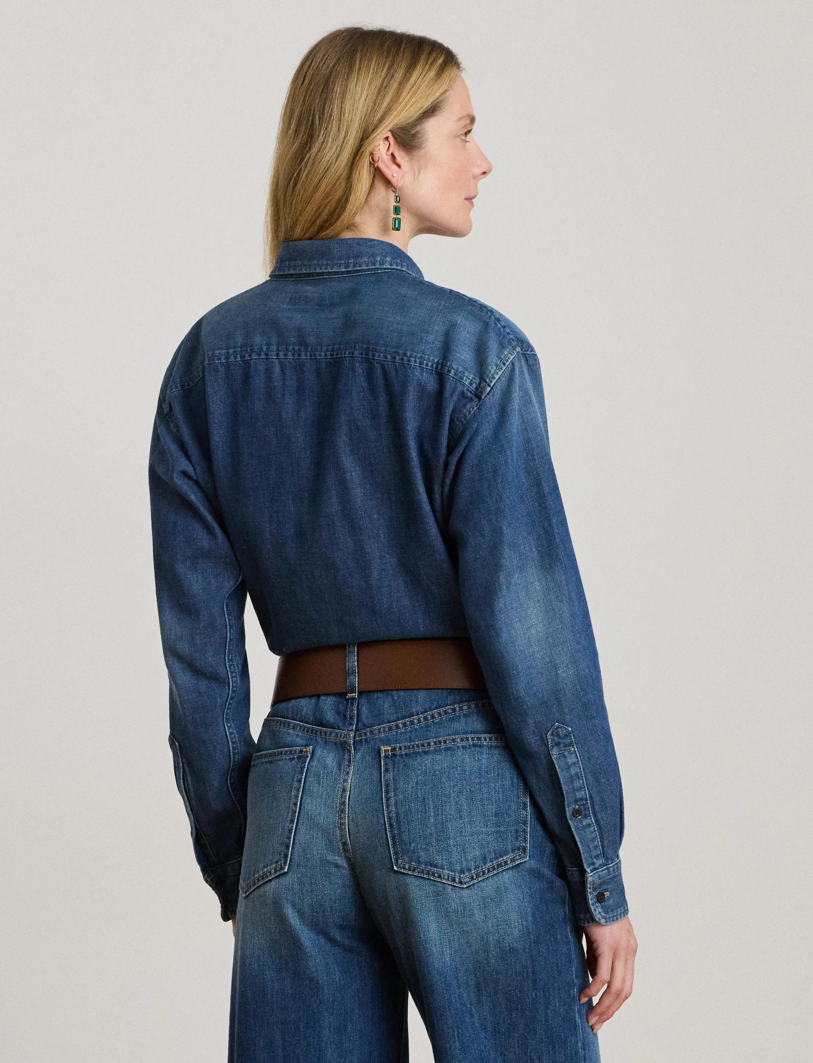 Lauren Ralph Lauren Denim Shirt skjortor dam – bild 2