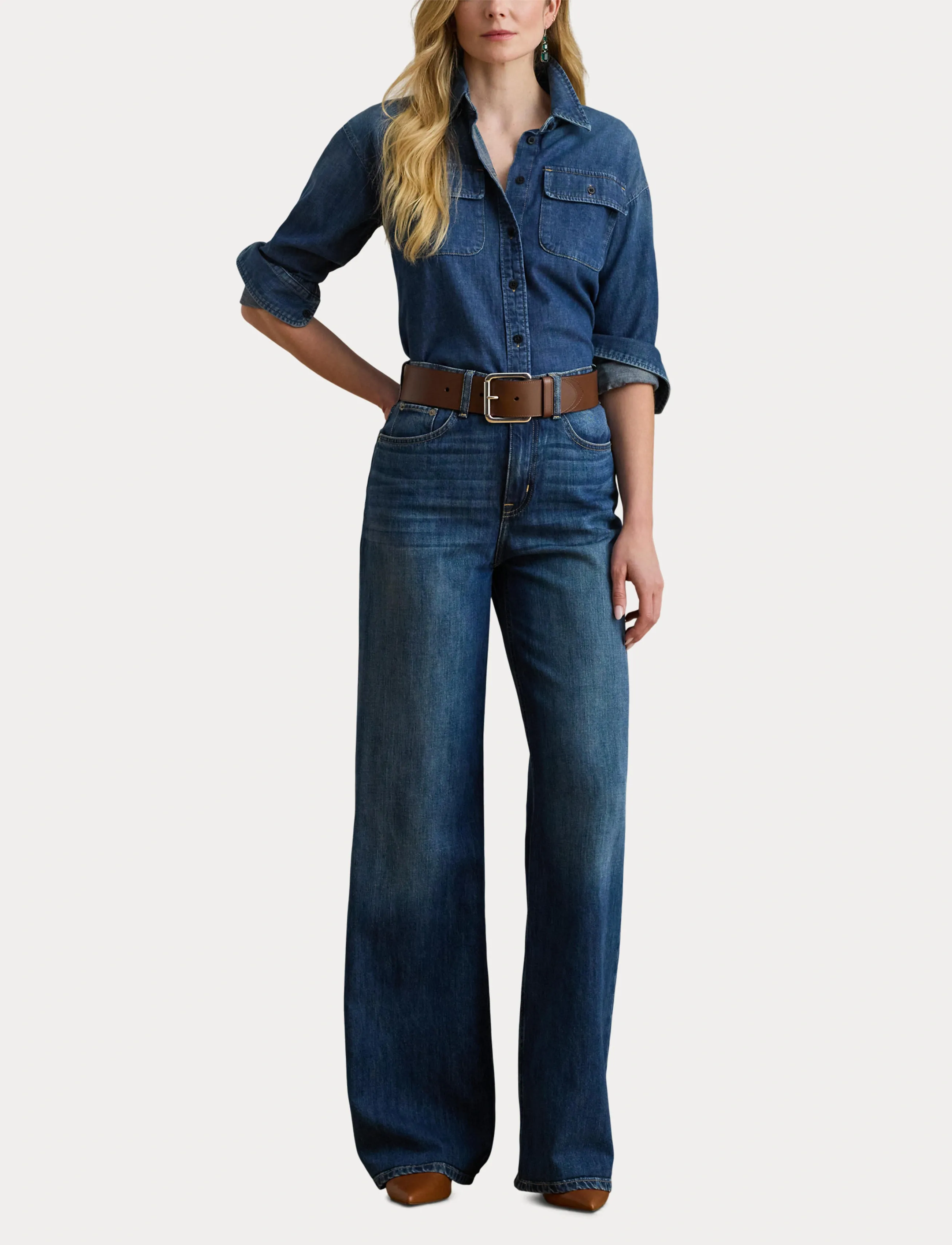 Lauren Ralph Lauren Denim Shirt skjortor dam – bild 4
