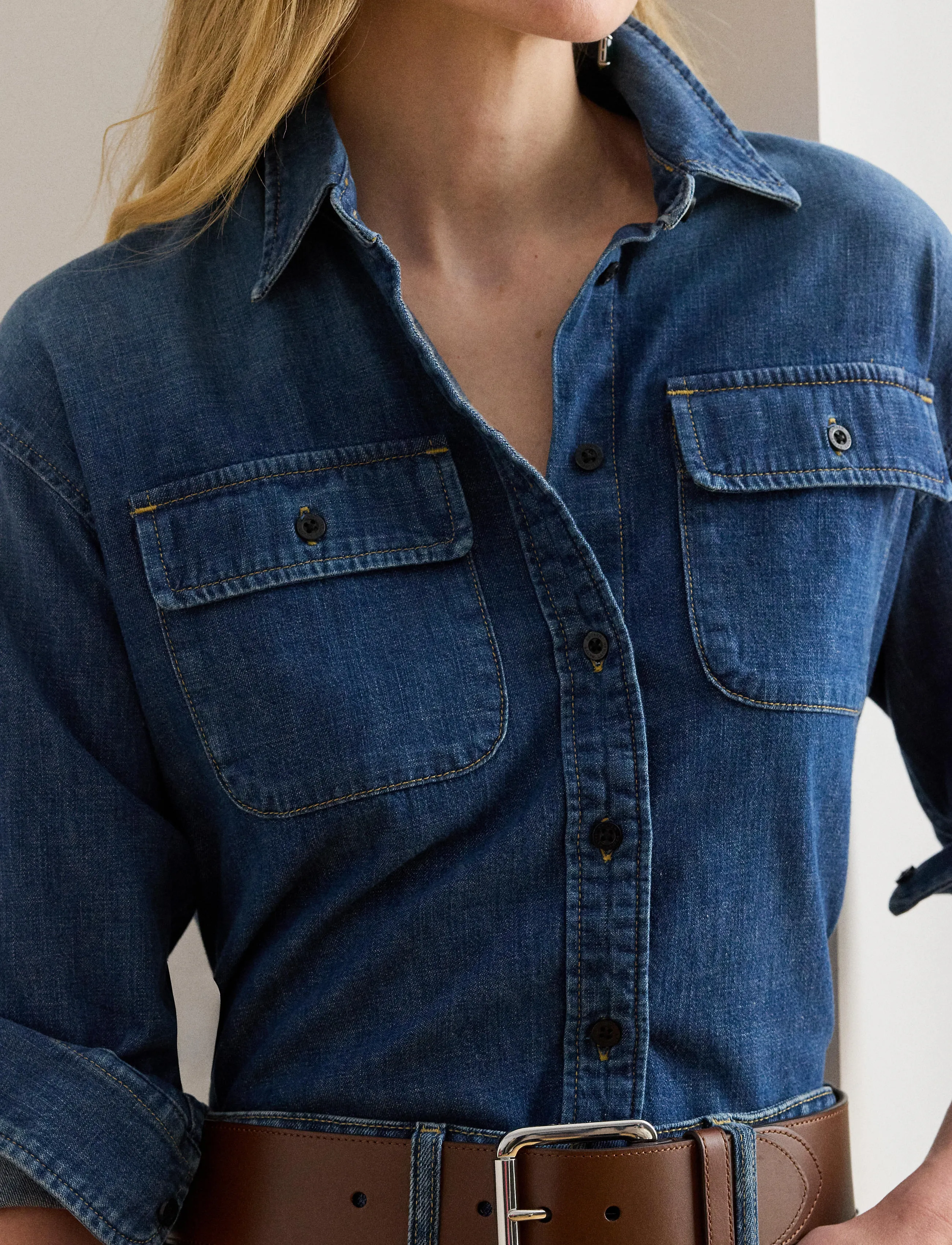 Lauren Ralph Lauren Denim Shirt skjortor dam – bild 7