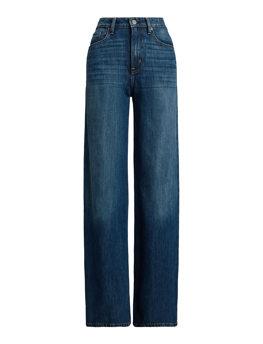 Lauren Ralph Lauren - High-Rise Wide-Leg Jean - jeans met wijde pijpen - atecco wash - 1