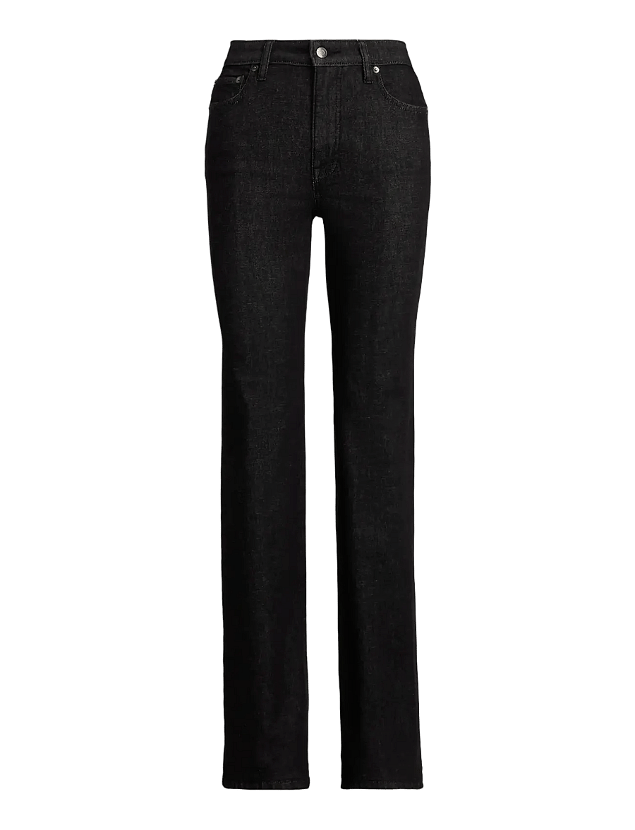 Lauren Ralph Lauren - High-Rise Flare Jean - schlaghosen - black rinse wash - 1