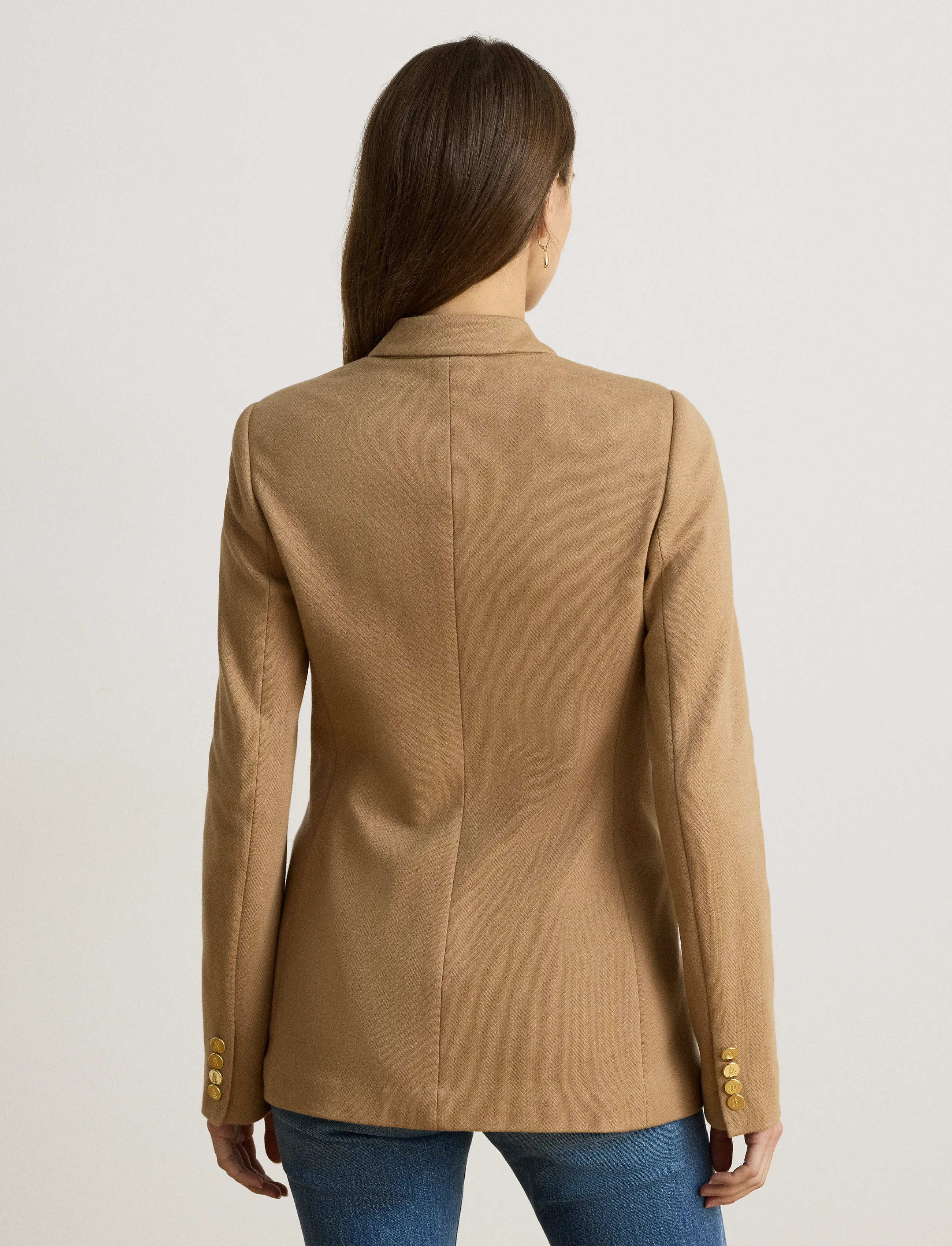Lauren Ralph Lauren Buckle-Trim Herringbone Jacquard Blazer – bild 2