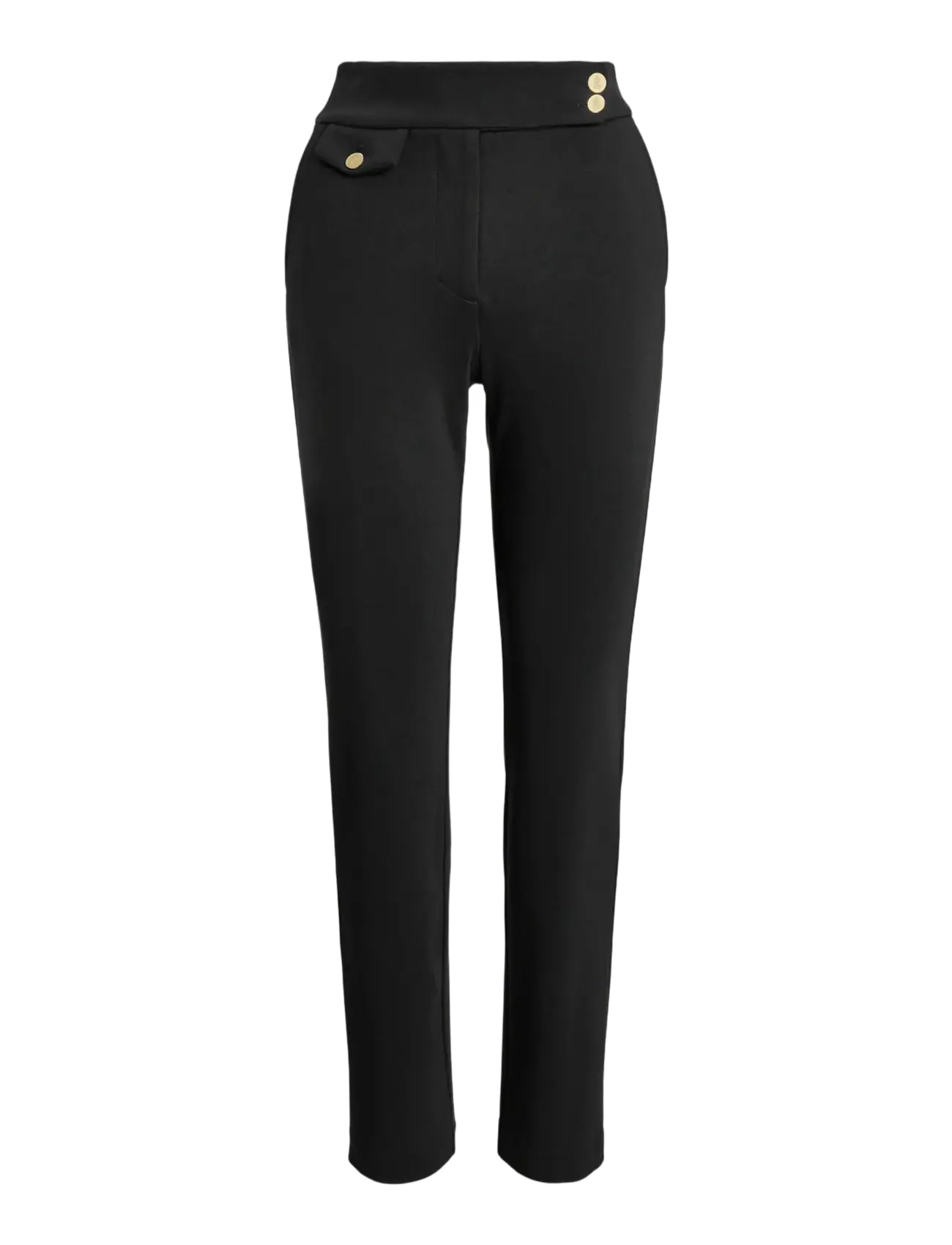 LAUREN RALPH LAUREN Ponte Ankle Hose Schwarz - L - Damen