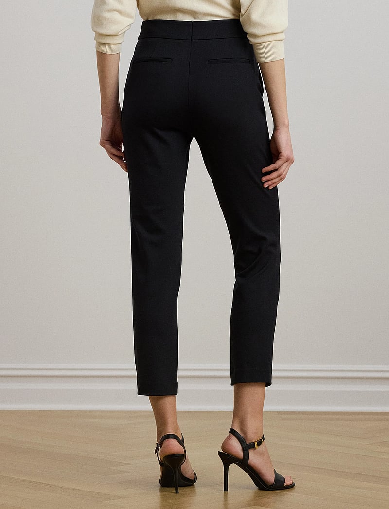 Lauren Ralph Lauren - Ponte Ankle Pant - capri bukser - black - 2
