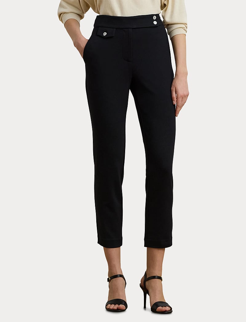 Lauren Ralph Lauren - Ponte Ankle Pant - capri bukser - black - 5