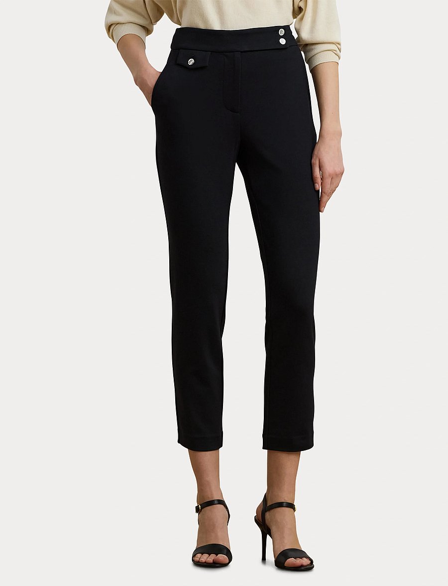 Lauren Ralph Lauren - Ponte Ankle Pant - slim-fit hosen - black - 5