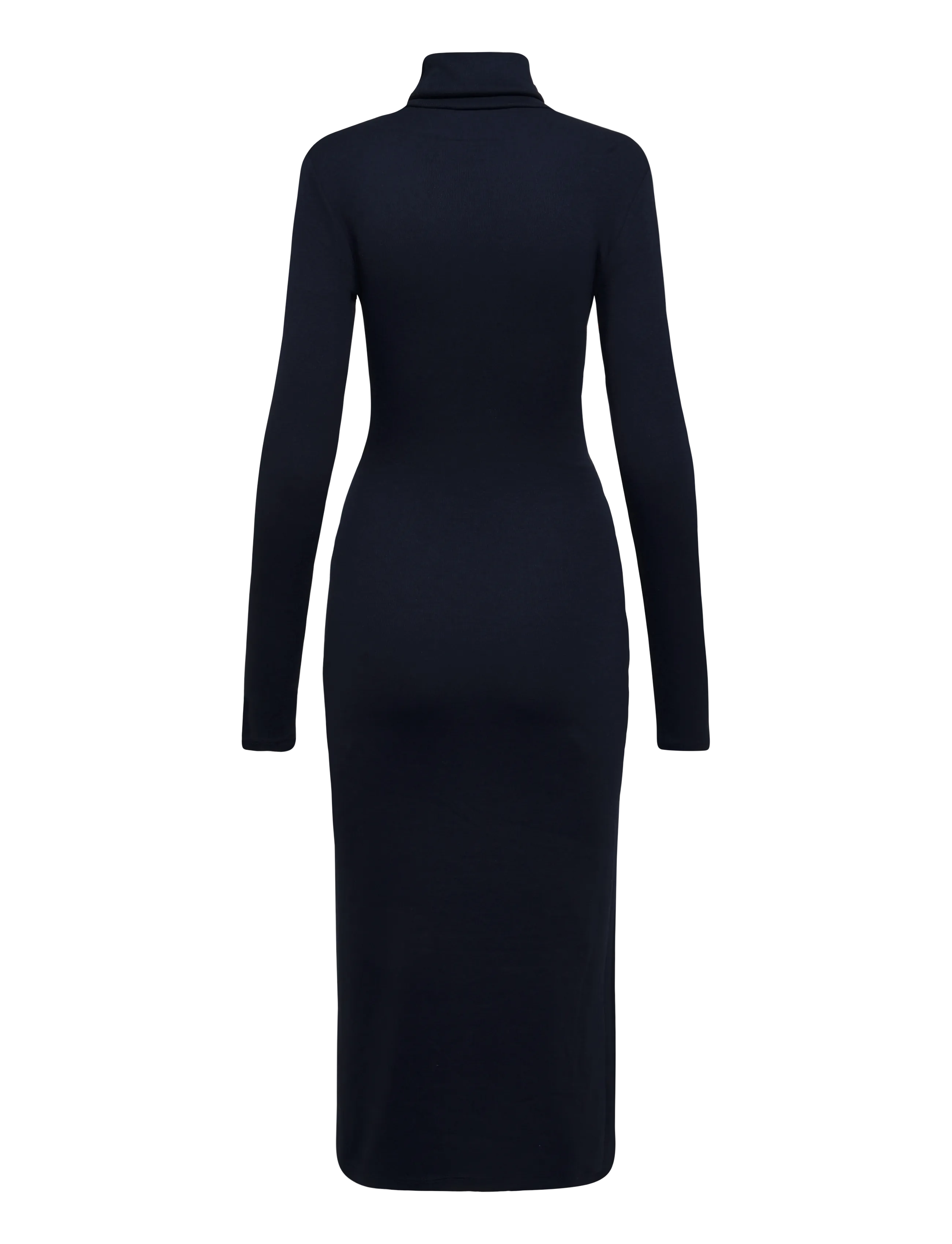 Lauren Ralph Lauren - Tie-Front Turtleneck Dress - stramme kjoler - lauren navy - 2