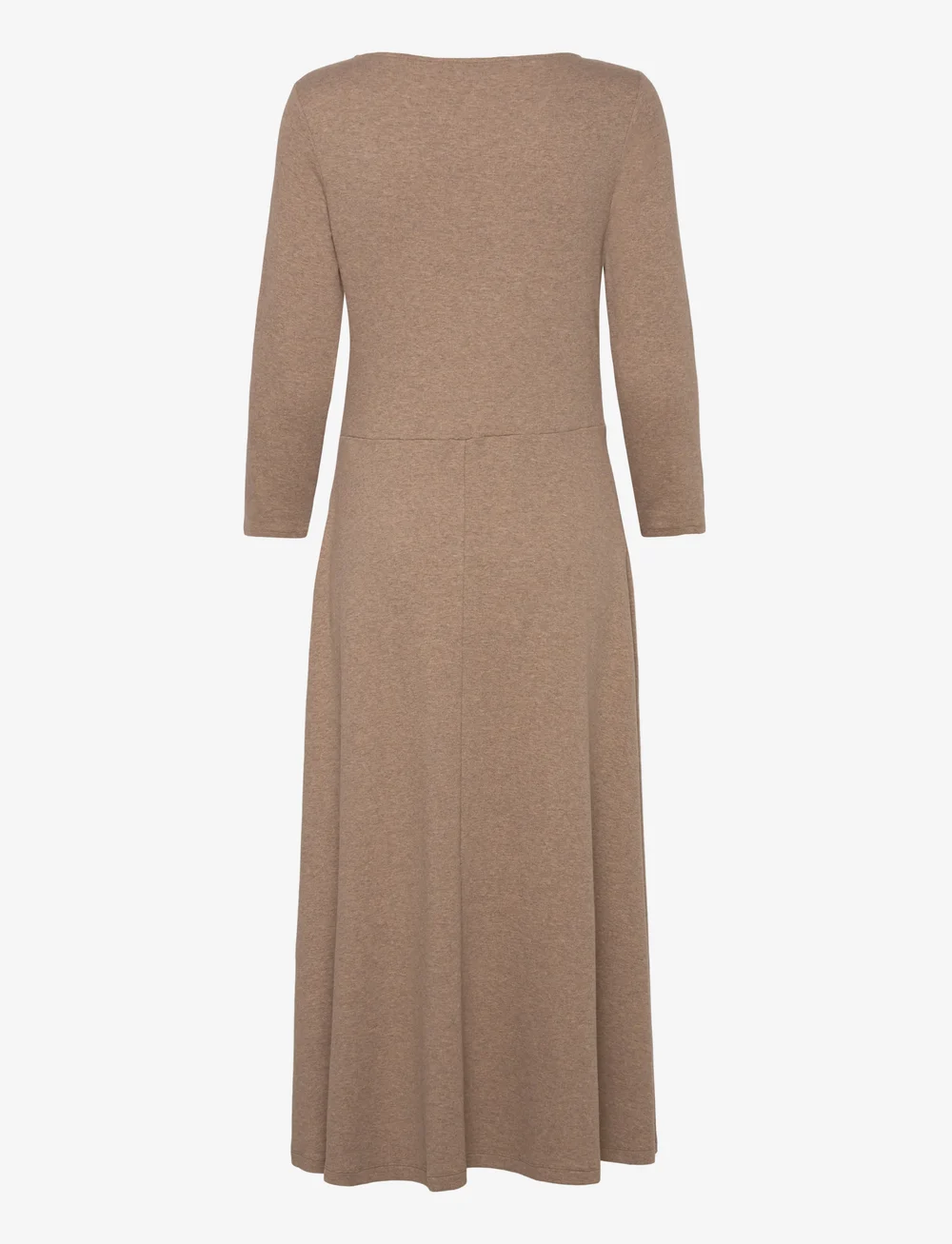 Lauren Ralph Lauren - Buckle-Trim Rib-Knit Midi Dress - midiklänningar - adirondack heathe - 1