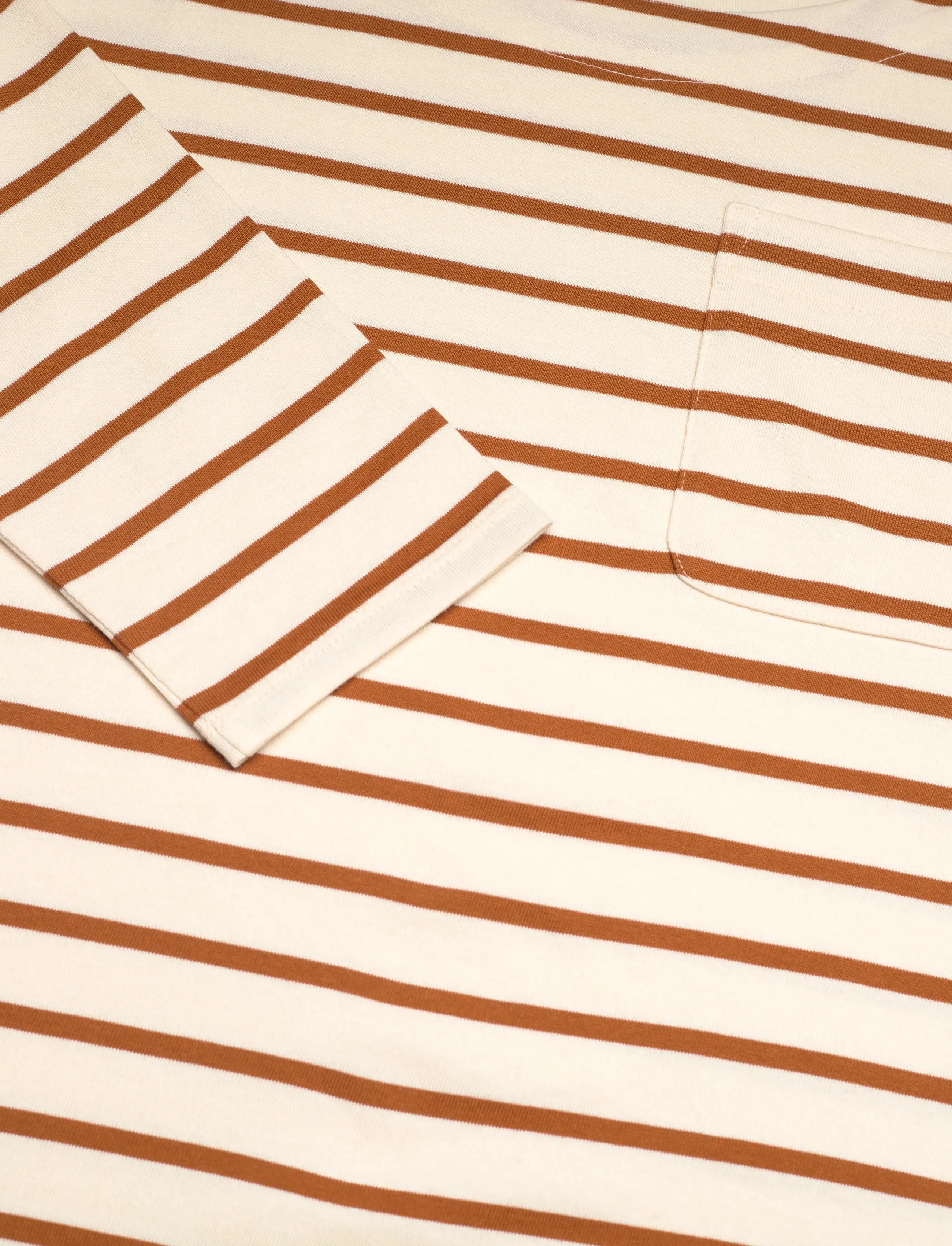 Lauren Ralph Lauren - Striped Jersey Snap-Trim Boatneck Top - hauts à manches longues - mascarpone cream - 2