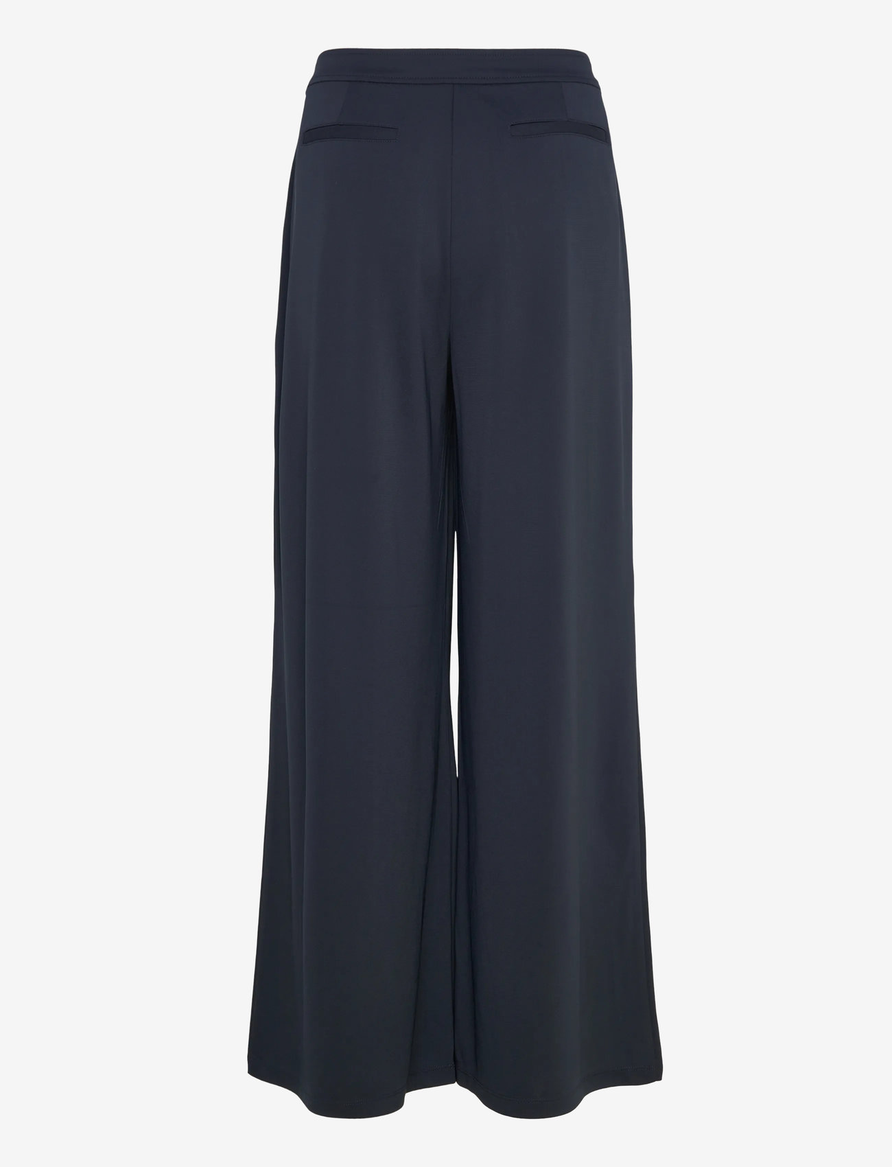 Lauren Ralph Lauren - Pleated Stretch Jersey Wide-Leg Pant - formell - lauren navy - 1