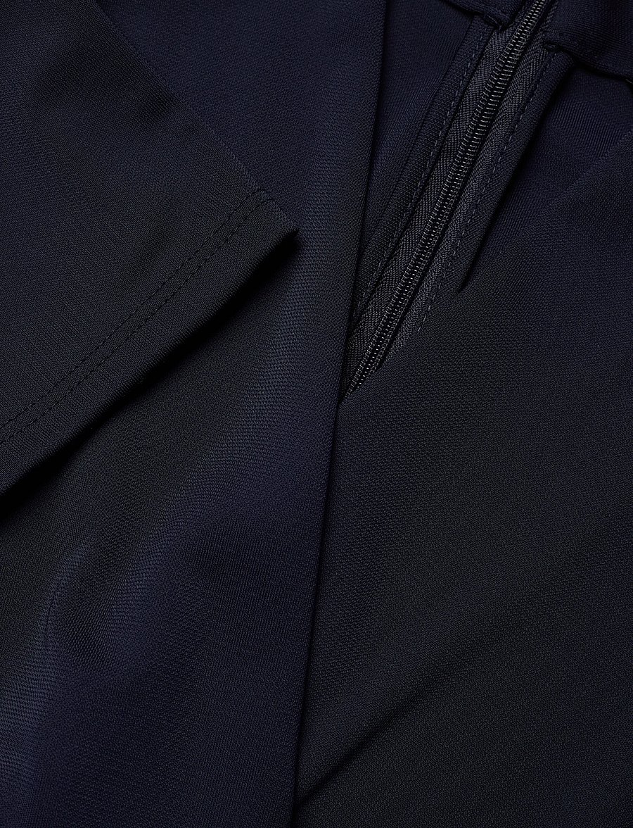 Lauren Ralph Lauren - Buckle-Trim Jersey Surplice Jumpsuit - lauren navy - 2