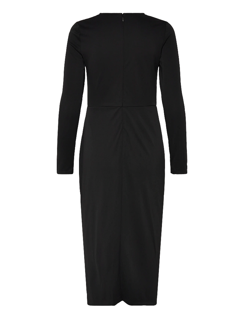 Lauren Ralph Lauren Buckle-trim Stretch Jersey Dress midi dresses shop at Booztlet Lauren Ralph Lauren Buckle-trim Stretch Jersey Dress midi dresses shop at Booztlet
