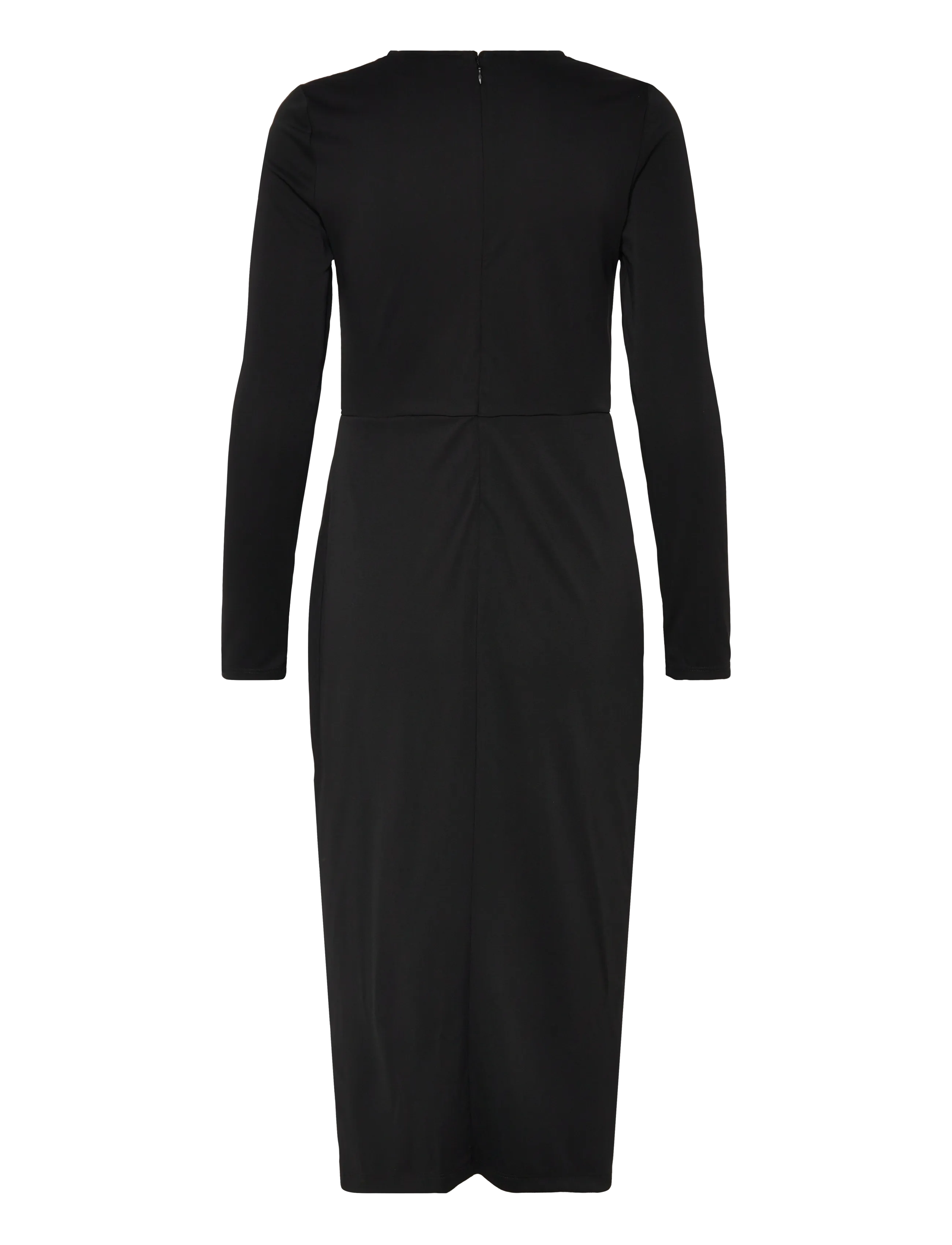Lauren Ralph Lauren - Buckle-Trim Stretch Jersey Dress - black - 1