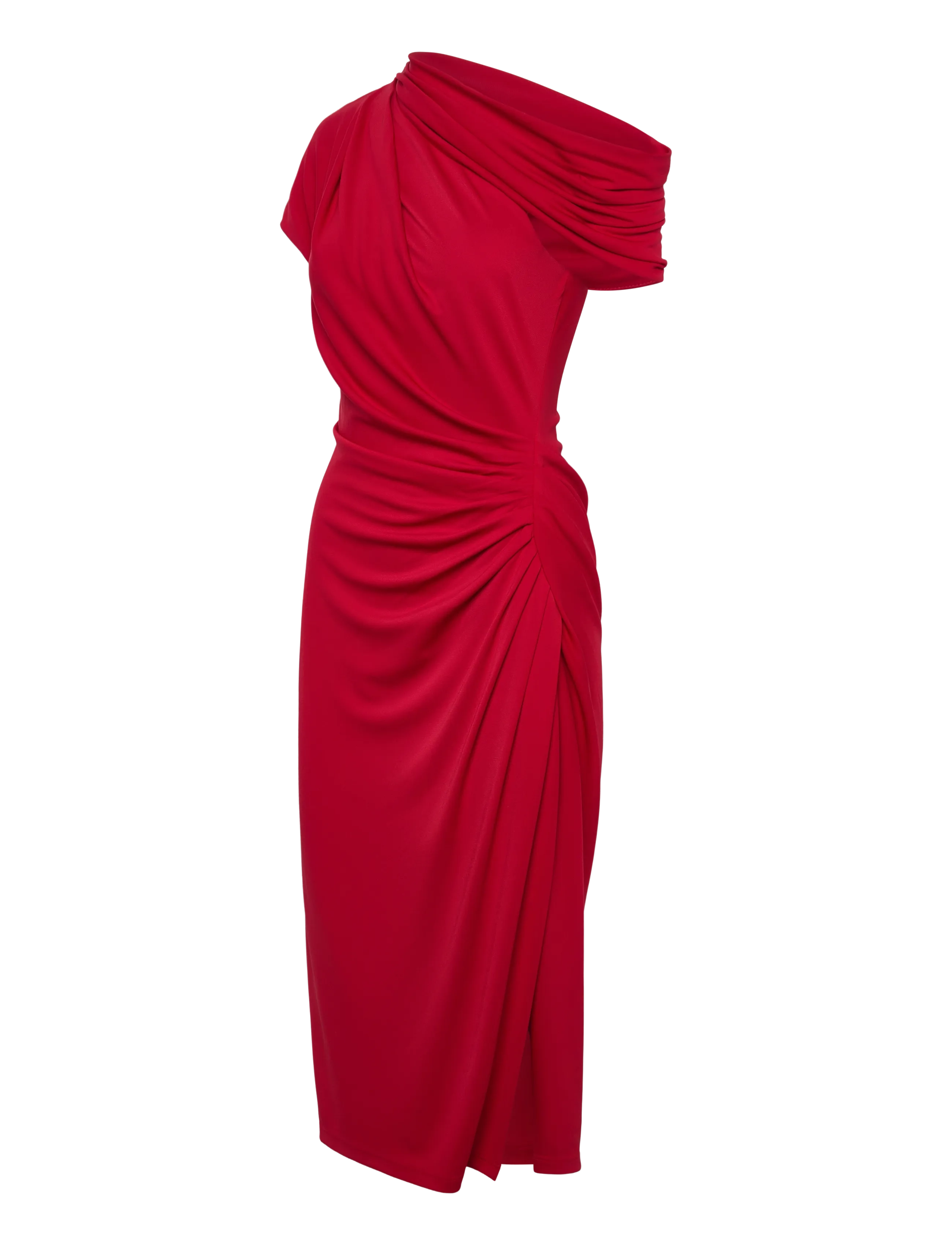 Lauren Ralph Lauren - Stretch Jersey Off-the-Shoulder Dress - ralph red - 2