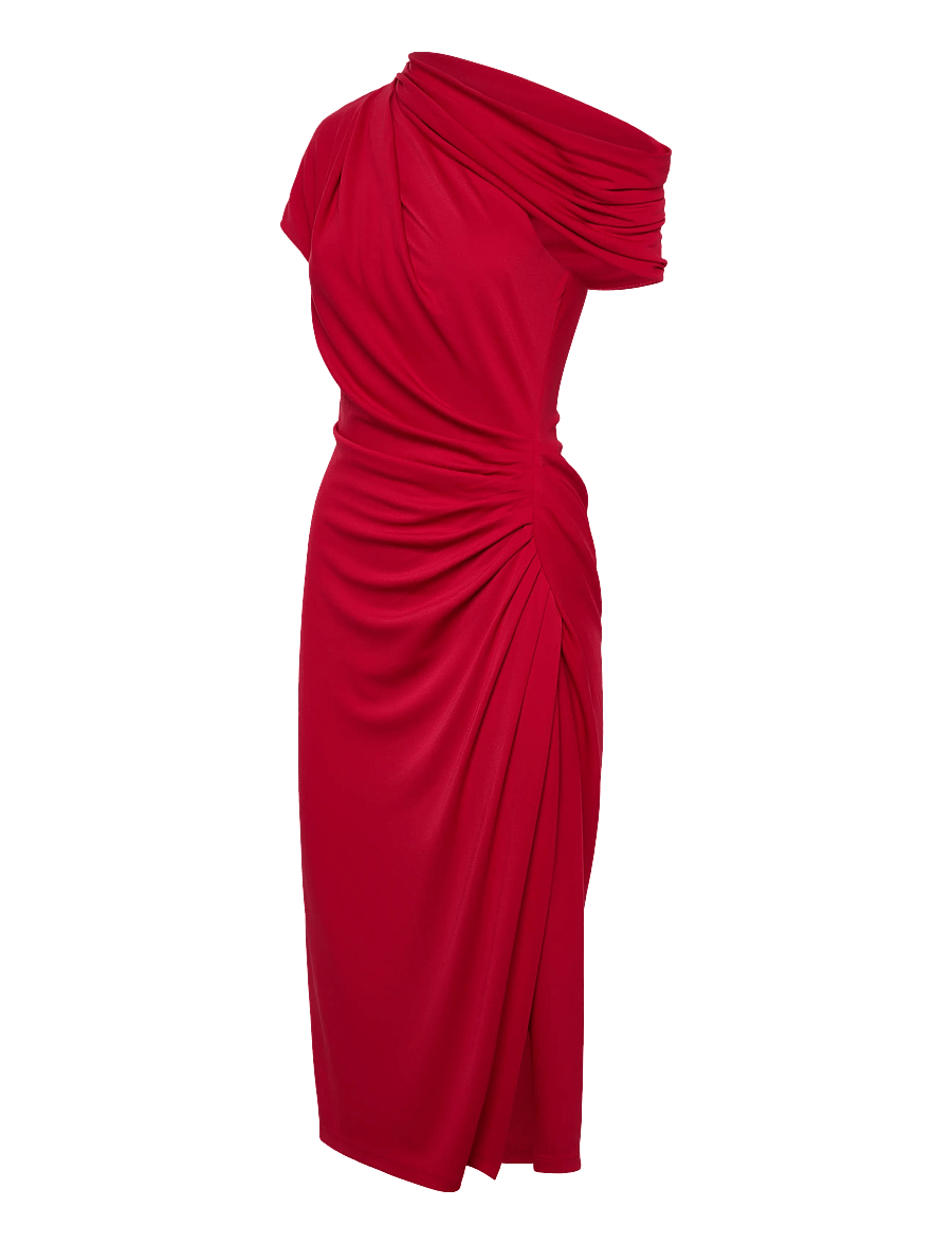 ralph lauren jersey off the shoulder dress Lauren Ralph Lauren JERSEY OFF THE SHOULDER GOWN - Occasion wear - mascarpone cream/white
