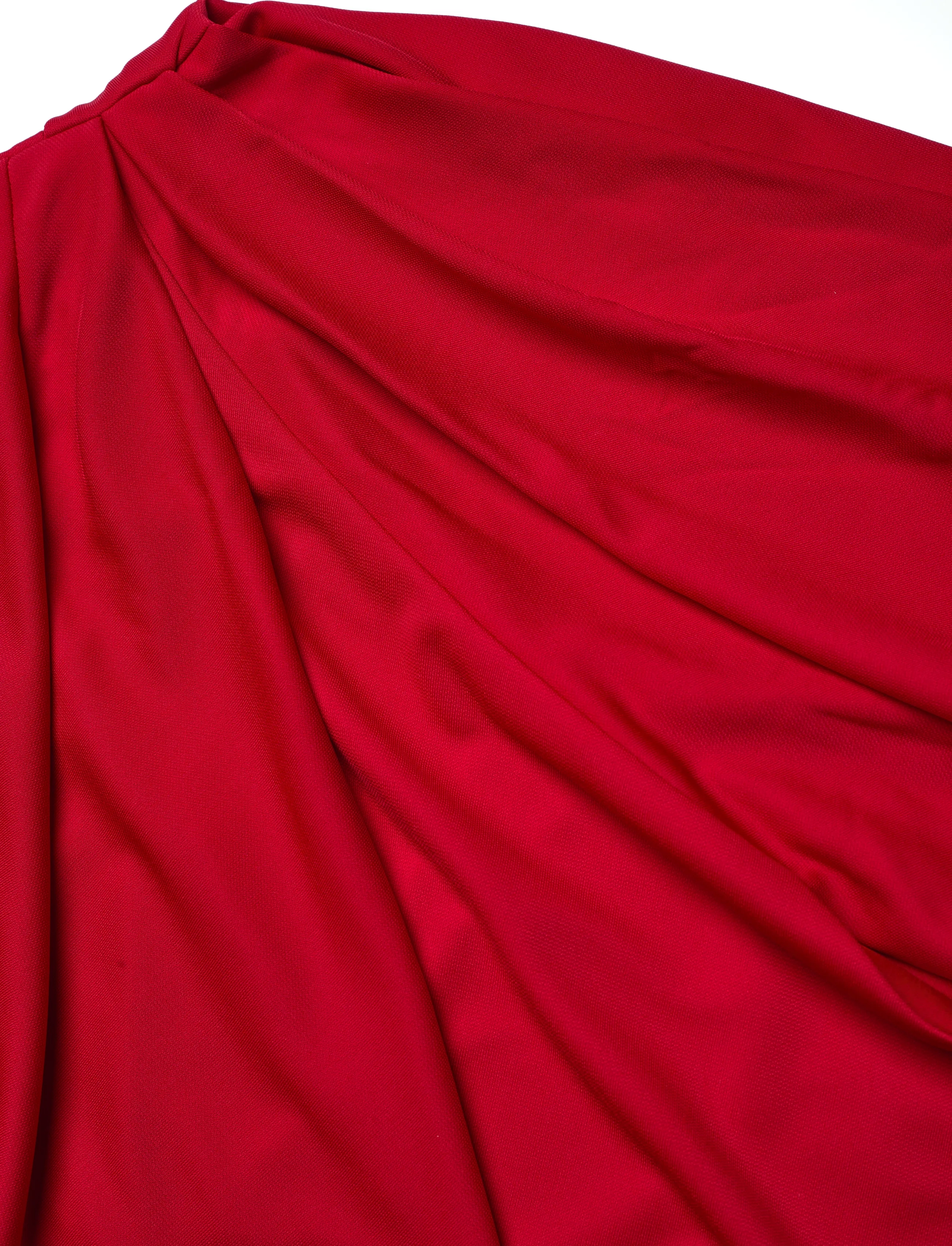 Lauren Ralph Lauren - Stretch Jersey Off-the-Shoulder Dress - ralph red - 3
