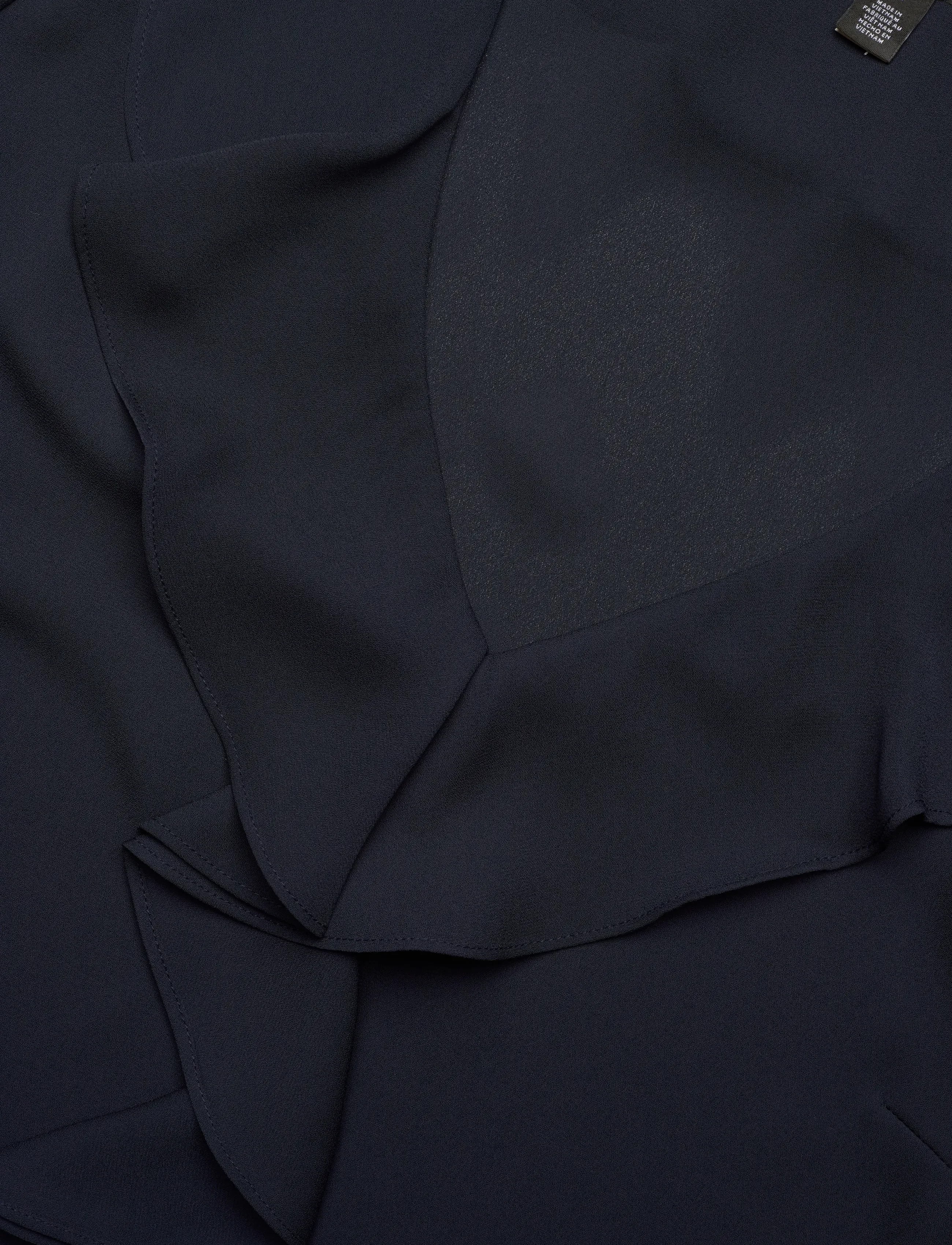 Lauren Ralph Lauren - Ruffle-Trim Georgette Blouse - lauren navy - 2