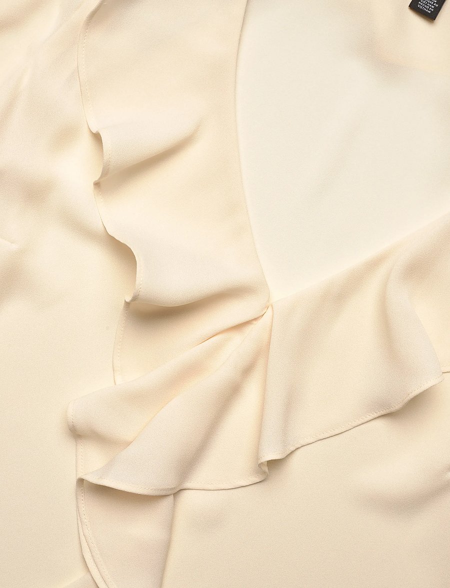 Lauren Ralph Lauren - Ruffle-Trim Georgette Blouse - mascarpone cream - 3