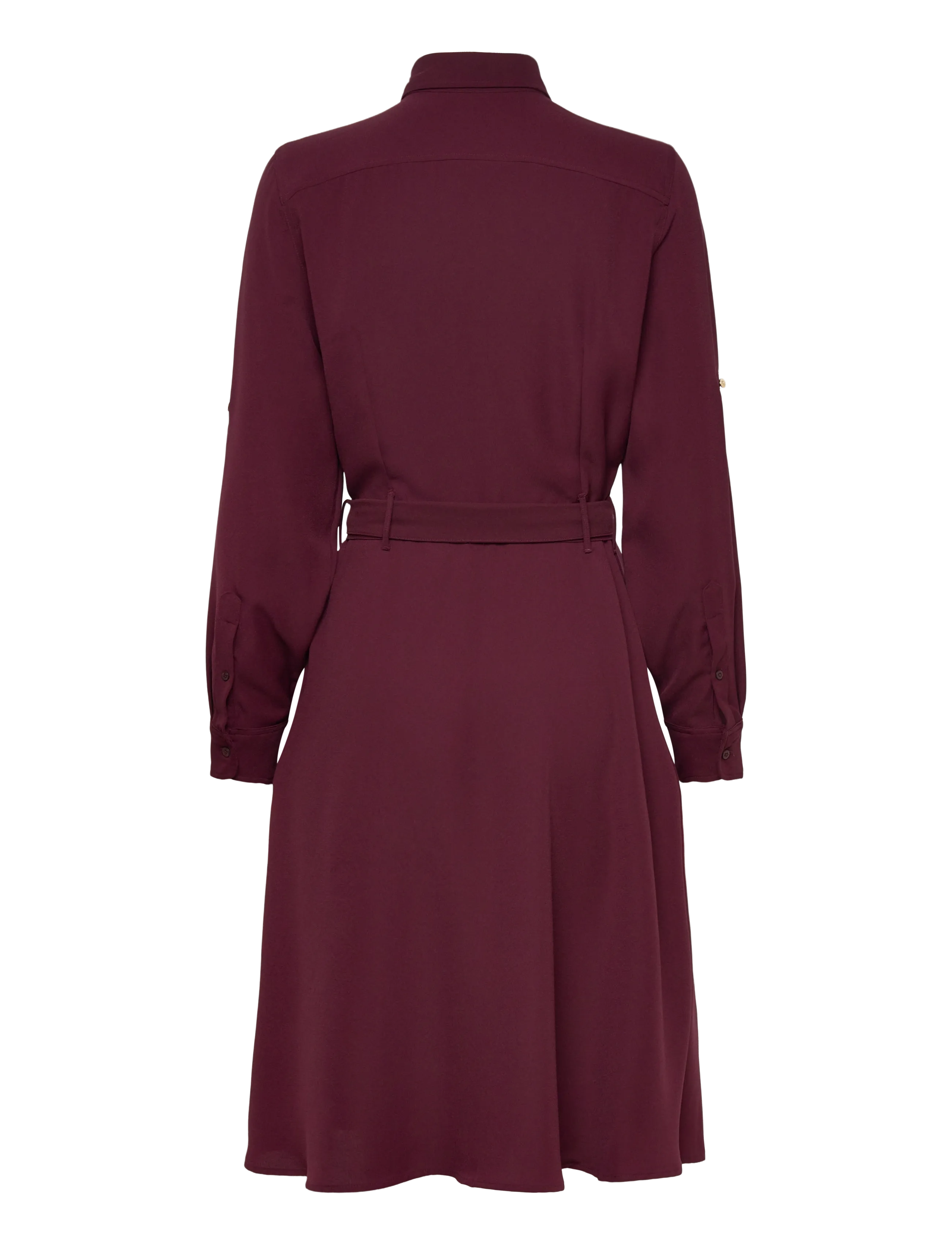 Lauren Ralph Lauren - TRIPLE GGT-R-LS SHIRTDRESS - robes chemises - dark garnet - 2