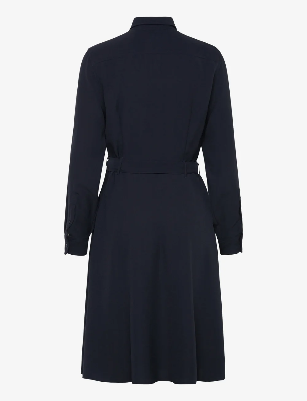 Lauren Ralph Lauren - Double-Faced Georgette Shirtdress - skjortklänningar - lauren navy - 1