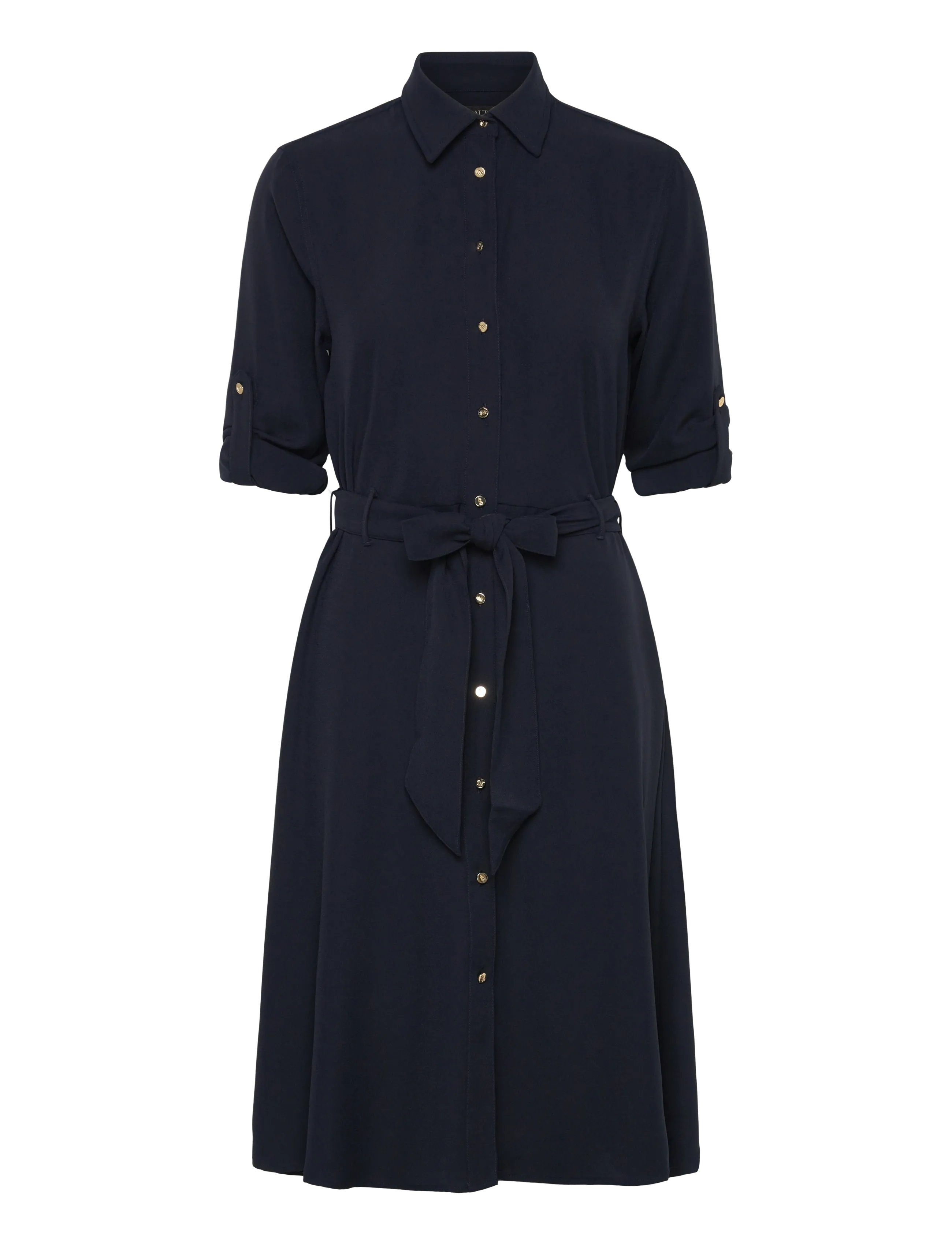 Lauren Ralph Lauren - TRIPLE GGT-R-LS SHIRTDRESS - robes chemises - lauren navy - 2