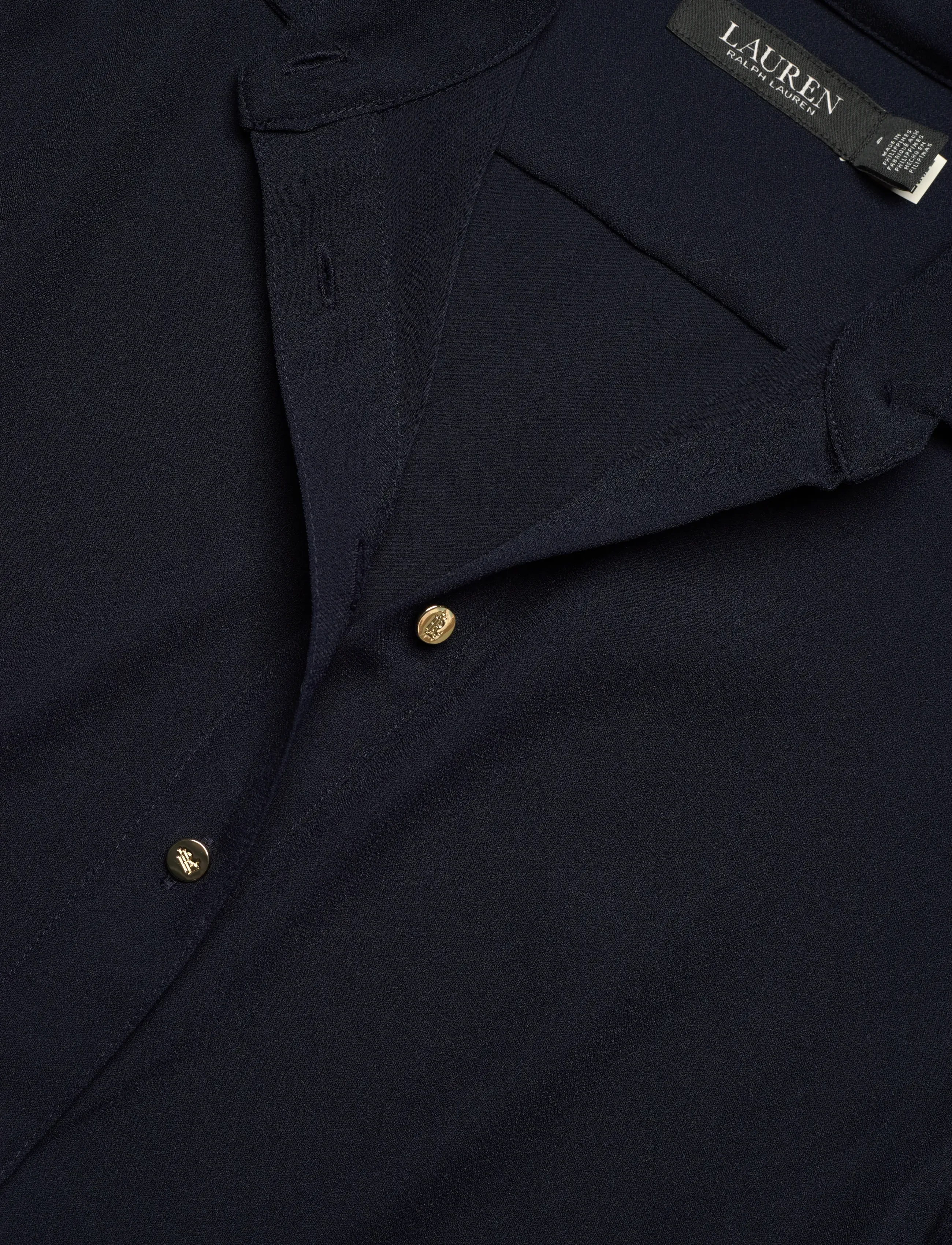 Lauren Ralph Lauren - TRIPLE GGT-R-LS SHIRTDRESS - robes chemises - lauren navy - 3
