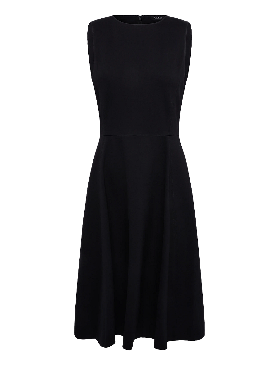 Lauren Ralph Lauren - Ponte Sleeveless Dress - midikleider - black - 1