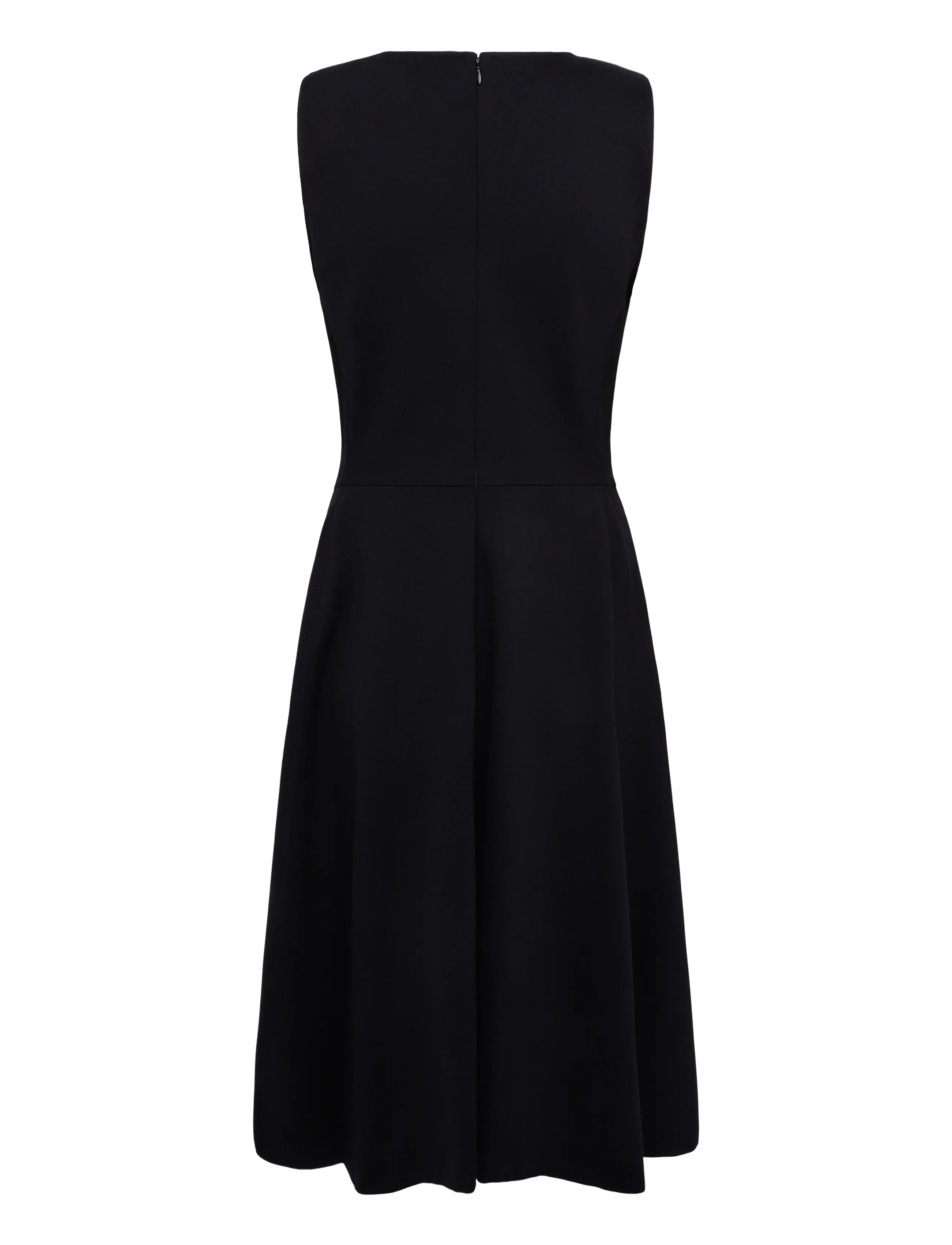 Lauren Ralph Lauren - Ponte Sleeveless Dress - midikleidid - black - 2