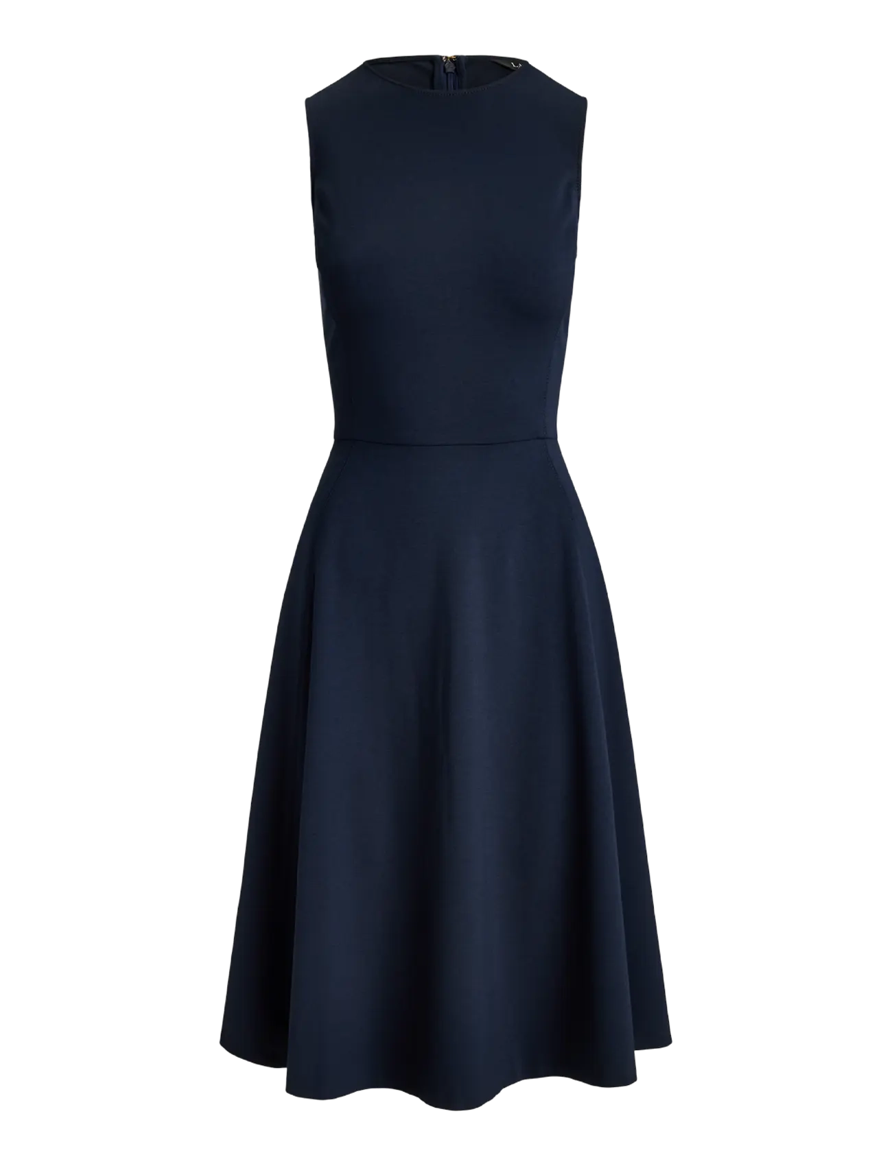 Lauren Ralph Lauren - Ponte Sleeveless Dress - midi kjoler - lauren navy - 1