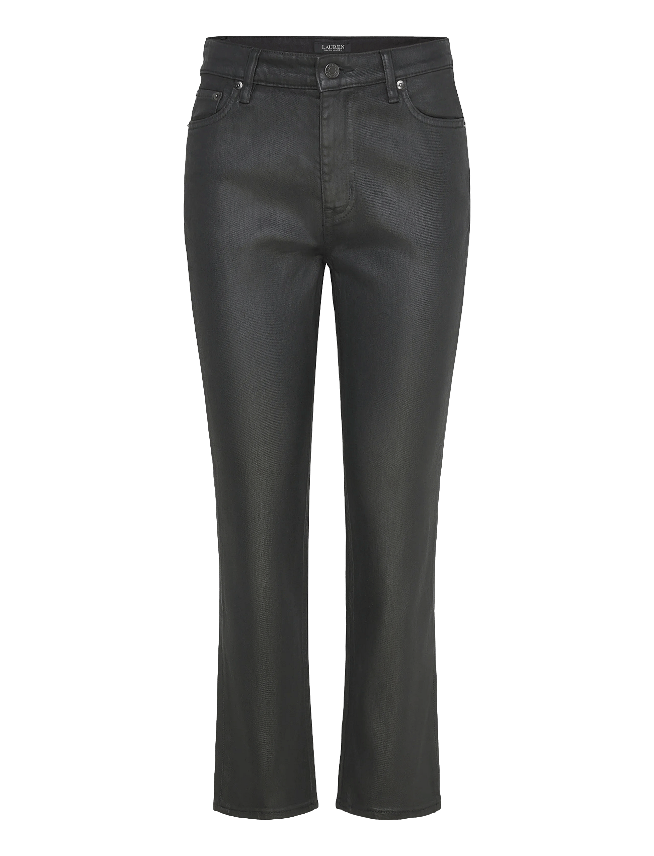 Lauren Ralph Lauren | Coated High-Rise Straight Ankle Jean | 34
