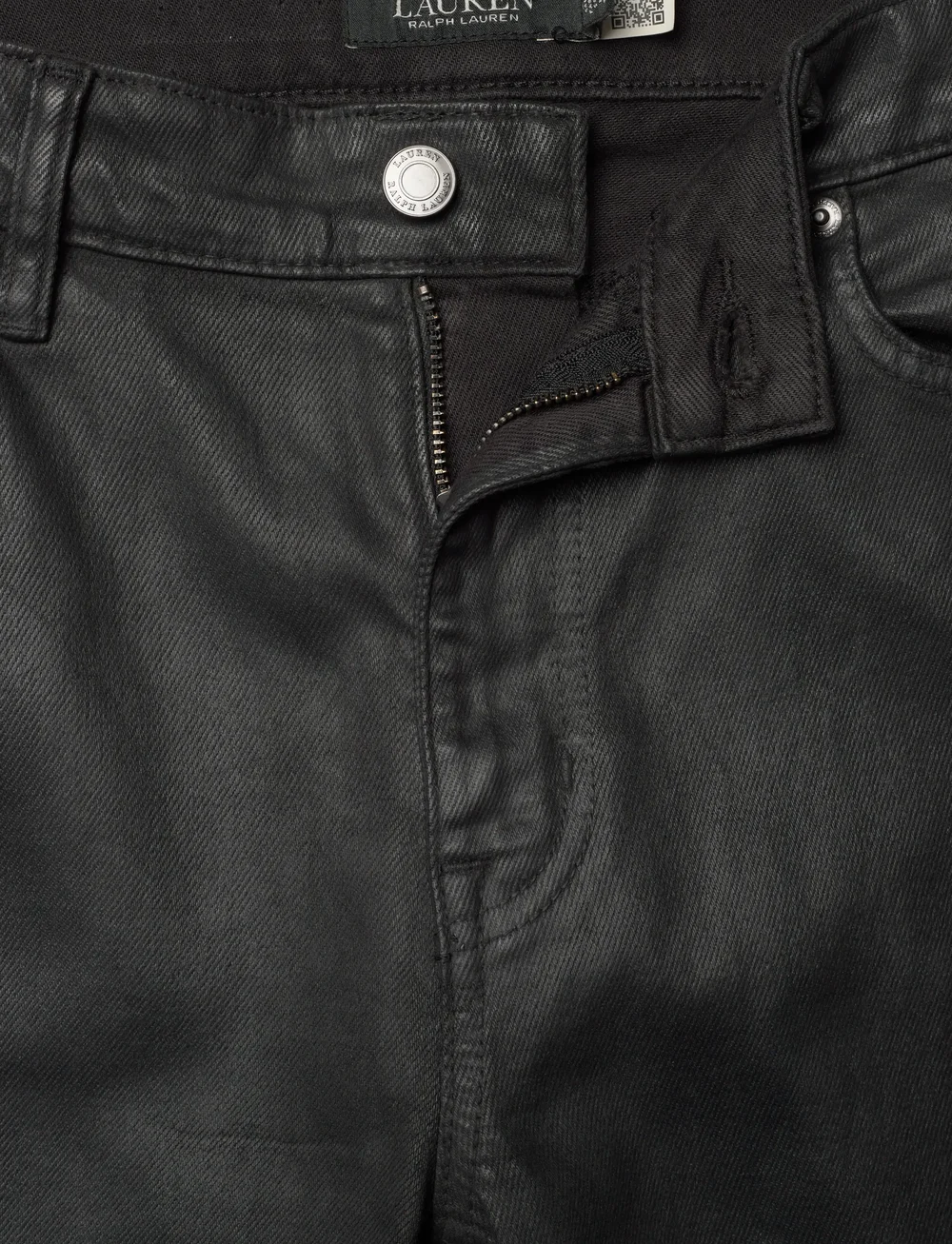 Lauren Ralph Lauren - LOW STR DENIM-JEAN - straight jeans - black - 3