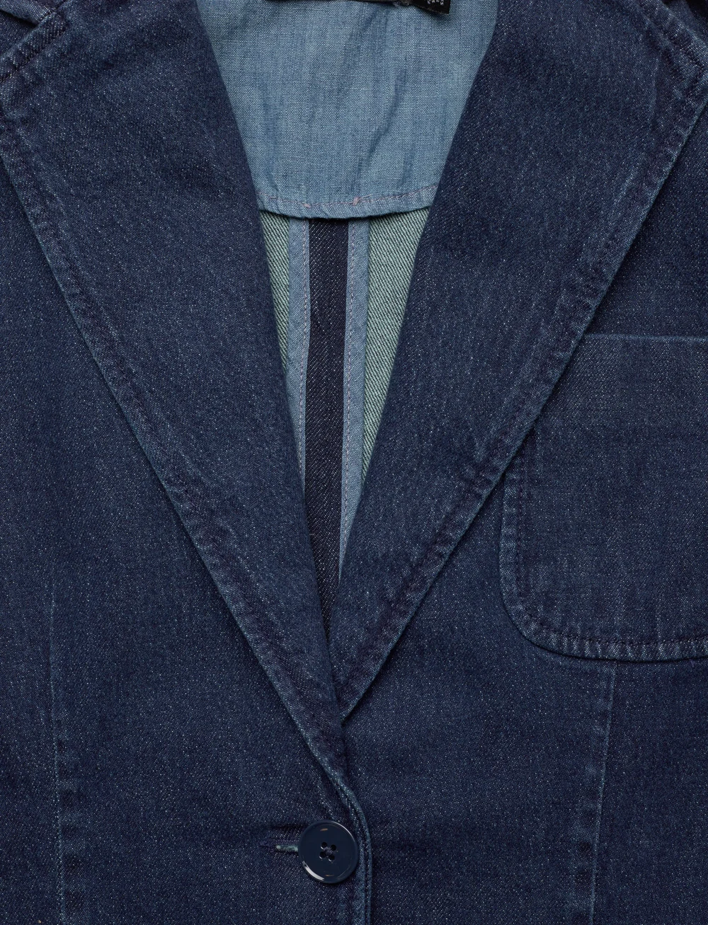 Lauren Ralph Lauren - Denim Blazer - einreihige blazer - balassi wash - 2