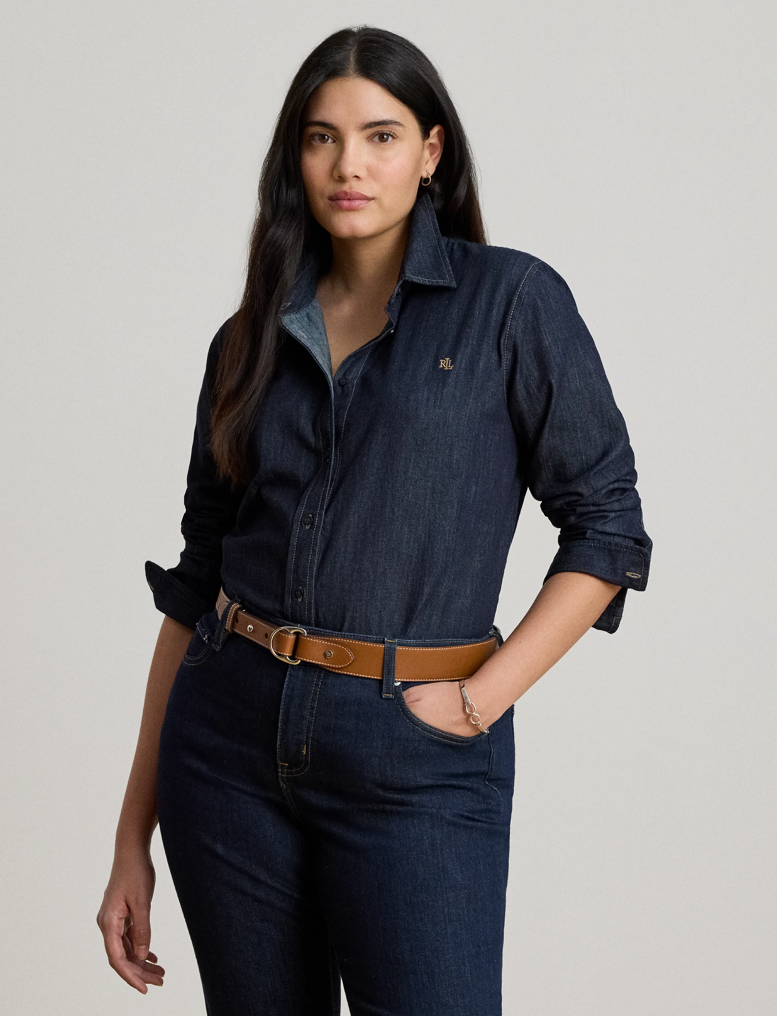 Lauren Ralph Lauren - Classic Fit Denim Shirt - denimskjorter - rinse wash - 3