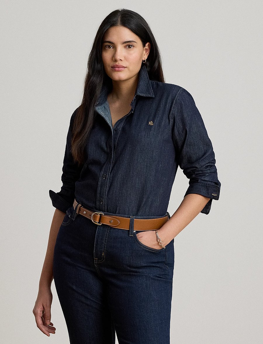Lauren Ralph Lauren - Classic Fit Denim Shirt - denimskjorter - rinse wash - 3