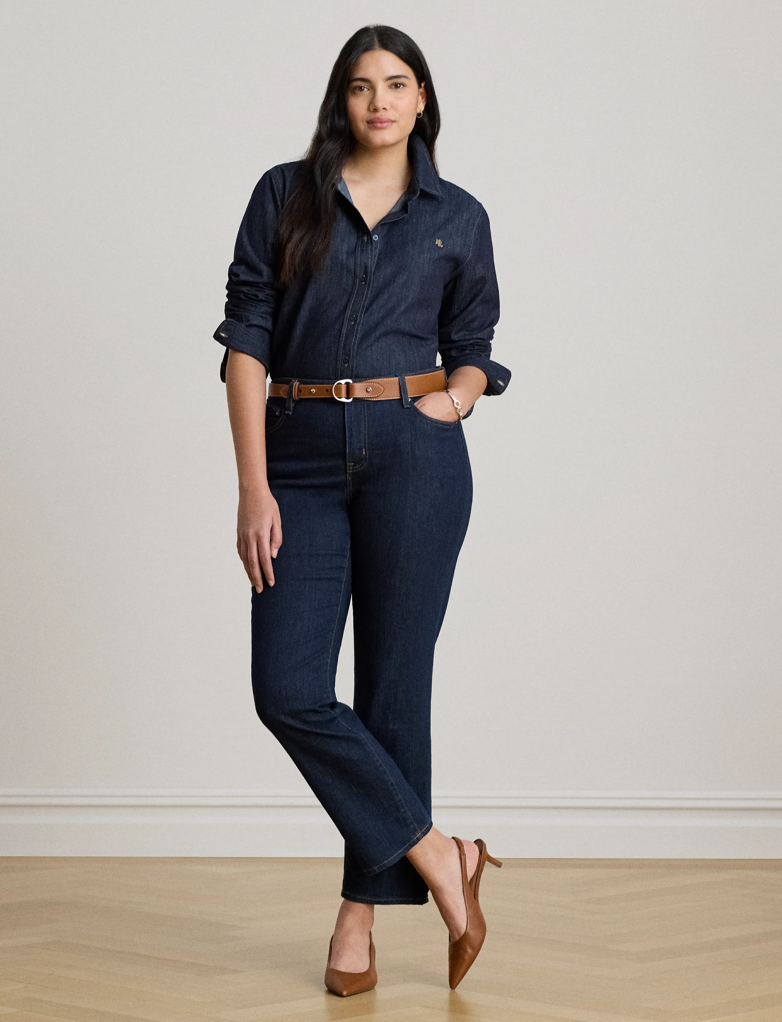 Lauren Ralph Lauren - Classic Fit Denim Shirt - denimskjorter - rinse wash - 4