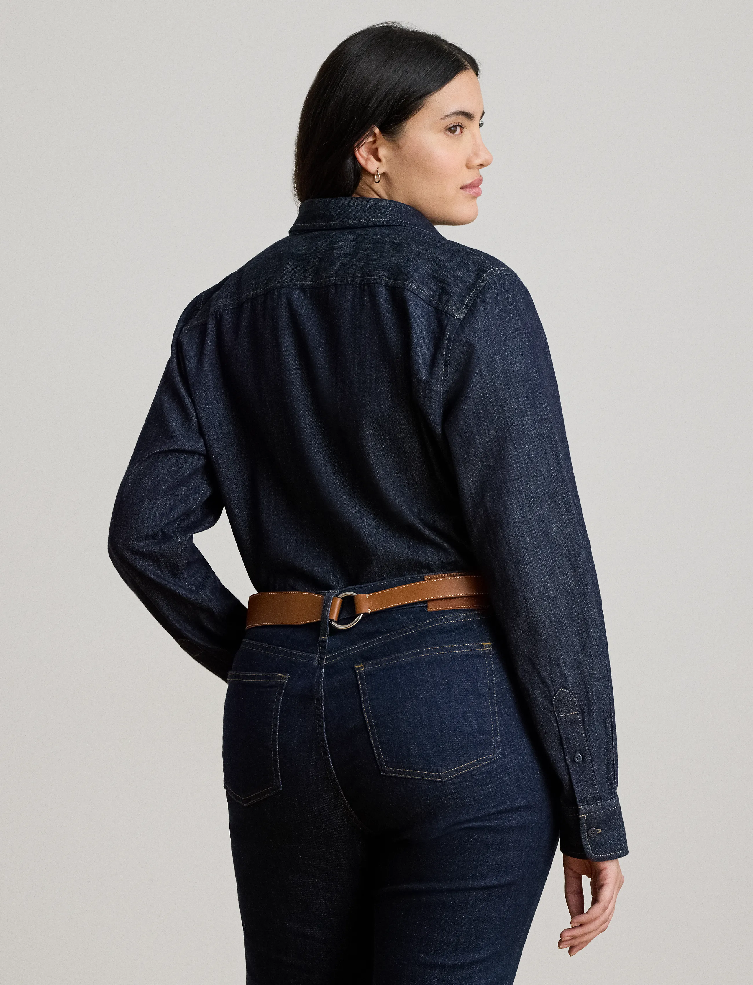 Lauren Ralph Lauren - Classic Fit Denim Shirt - denimskjorter - rinse wash - 5
