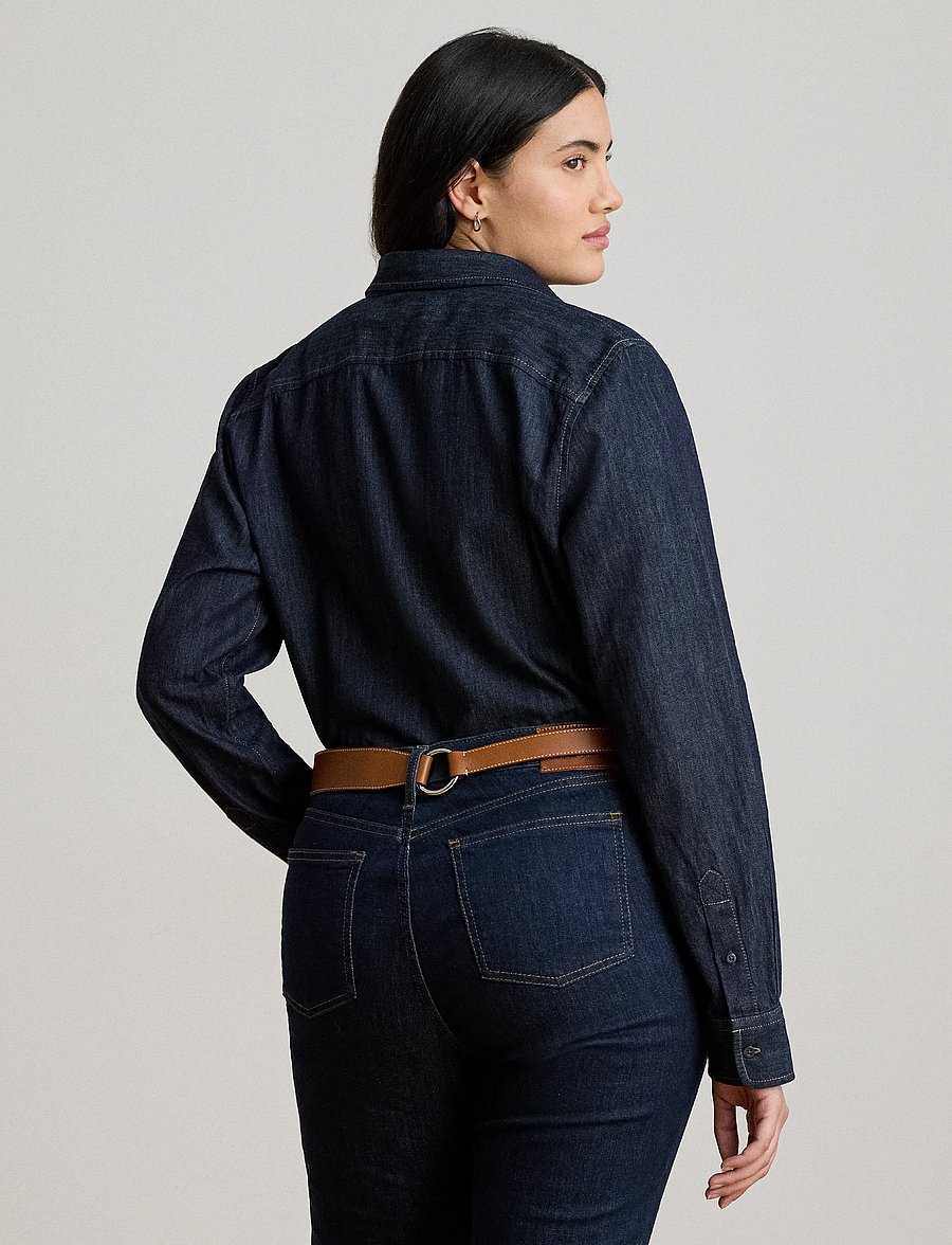 Lauren Ralph Lauren - Classic Fit Denim Shirt - denimskjorter - rinse wash - 5