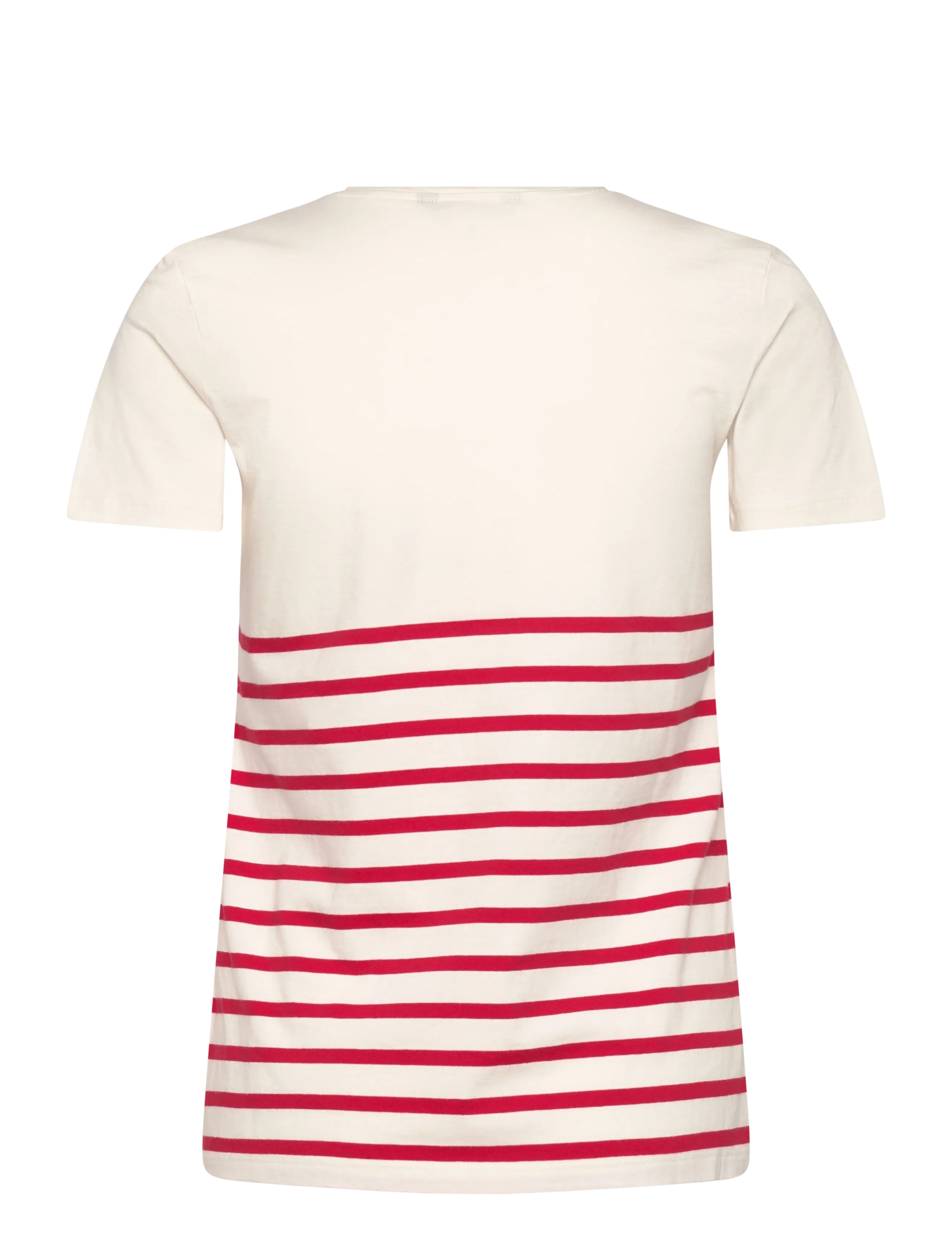 Lauren Ralph Lauren - COTTON JERSEY-KNT-T-SHIRT - t-shirts - mascarpone cream - 1