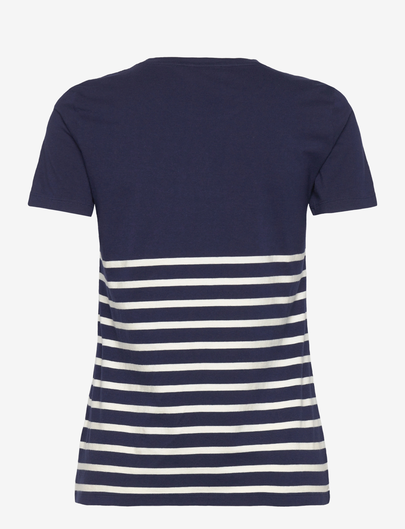 Lauren Ralph Lauren - COTTON JERSEY-KNT-T-SHIRT - t-shirts - refined navy/masc - 1
