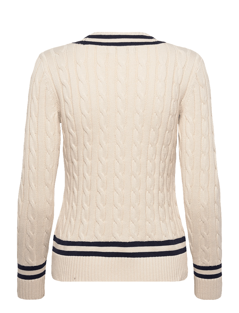 Lauren Ralph Lauren - GASSED COTTON-SWEATER-PULLOVER - pullover - mascarpone cream - 2