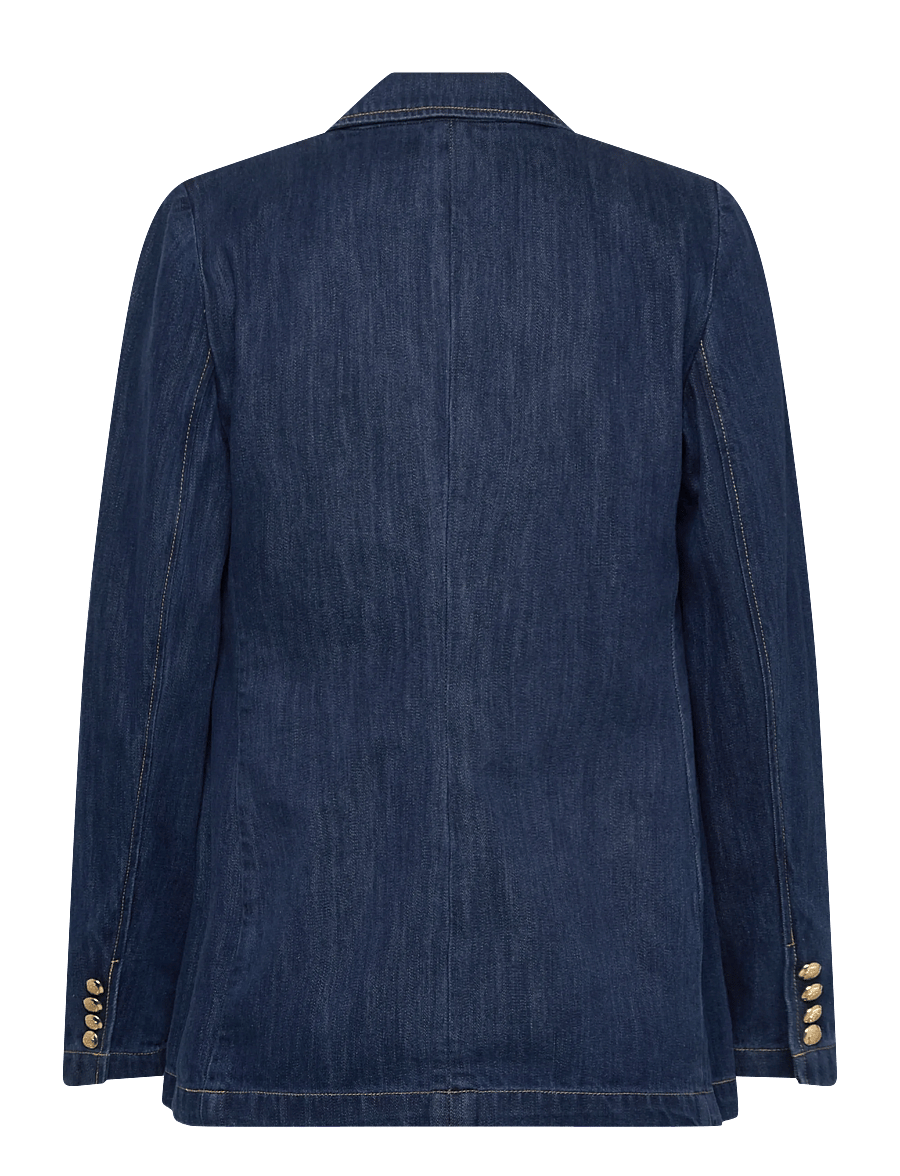 Lauren Ralph Lauren - 3X1 RIGID DENIM-WVN-BLAZER/SPORT CO - tvíhnepptir jakkar - maxen wash - 2