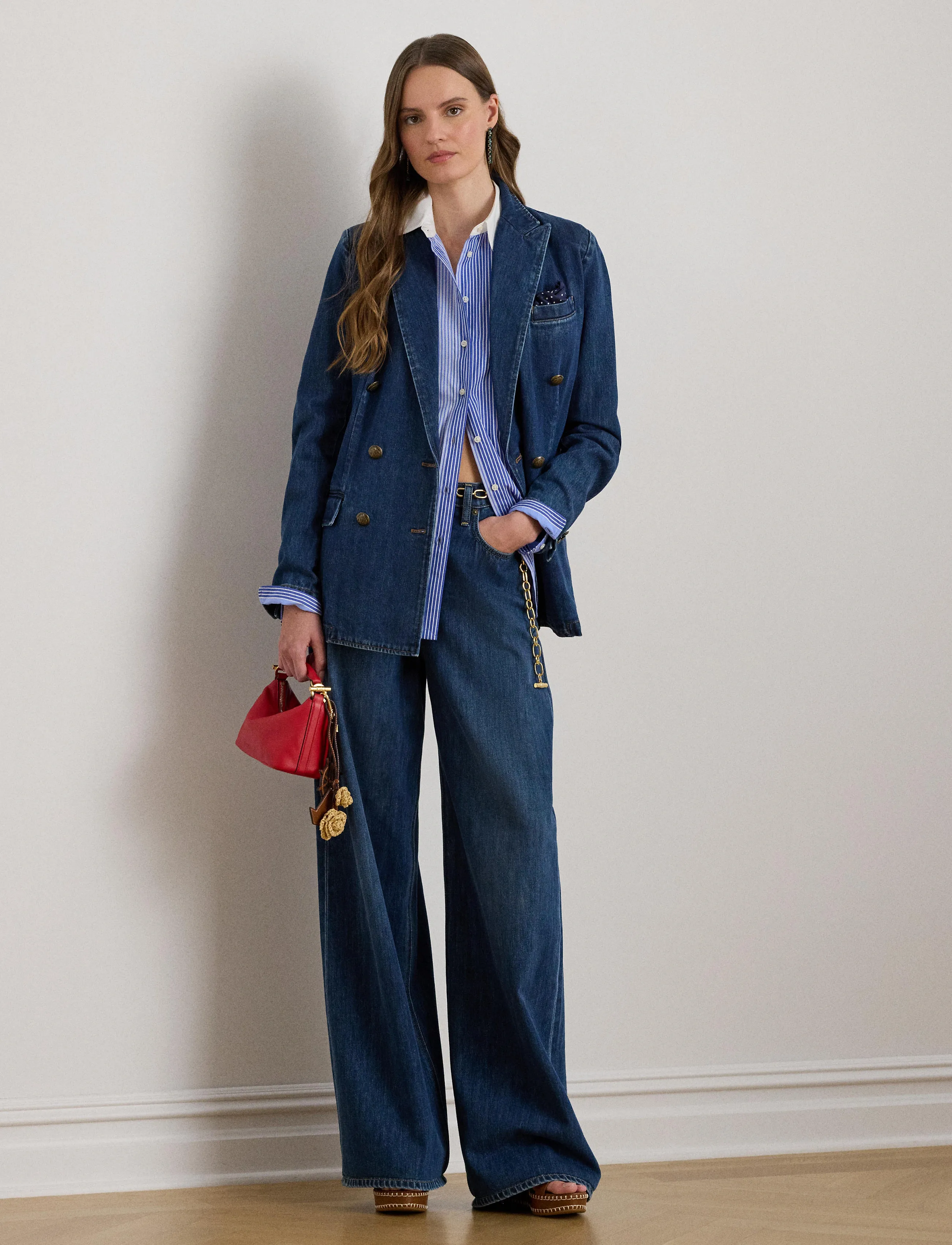 Lauren Ralph Lauren 3X1 Rigid Denim-Wvn-Blazer/Sport Co kavajer & blazers dam – bild 5