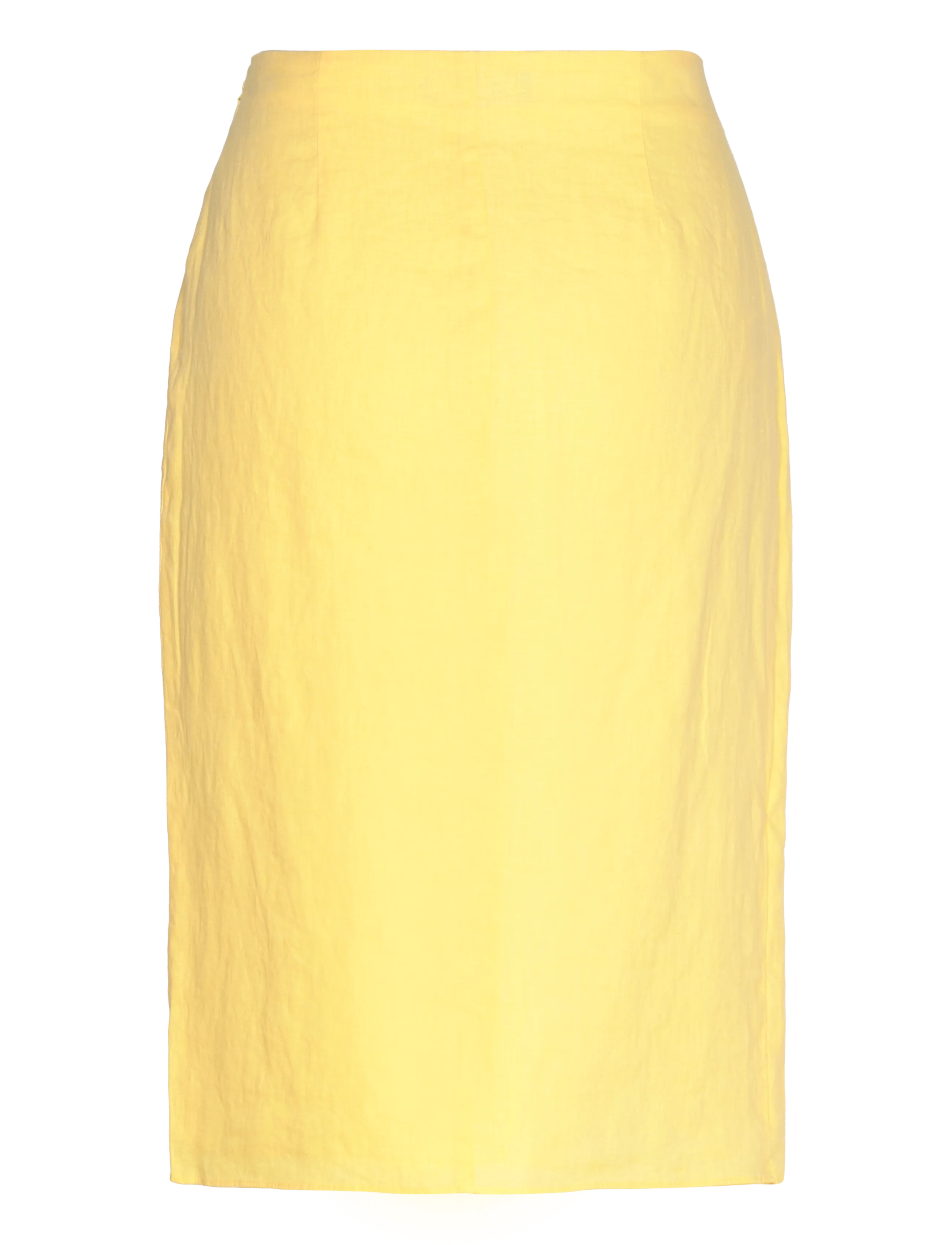 Lauren Ralph Lauren - SOFT DRAPEY LINEN-WVN-SKIRT - midi-röcke - lemon sorbet - 2