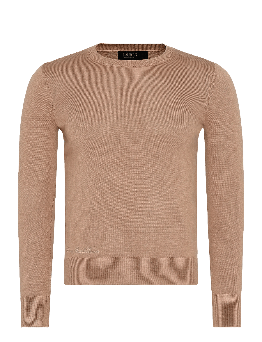 Lauren Ralph Lauren - Cotton-Modal Sweater - pullover - lauren camel - 0