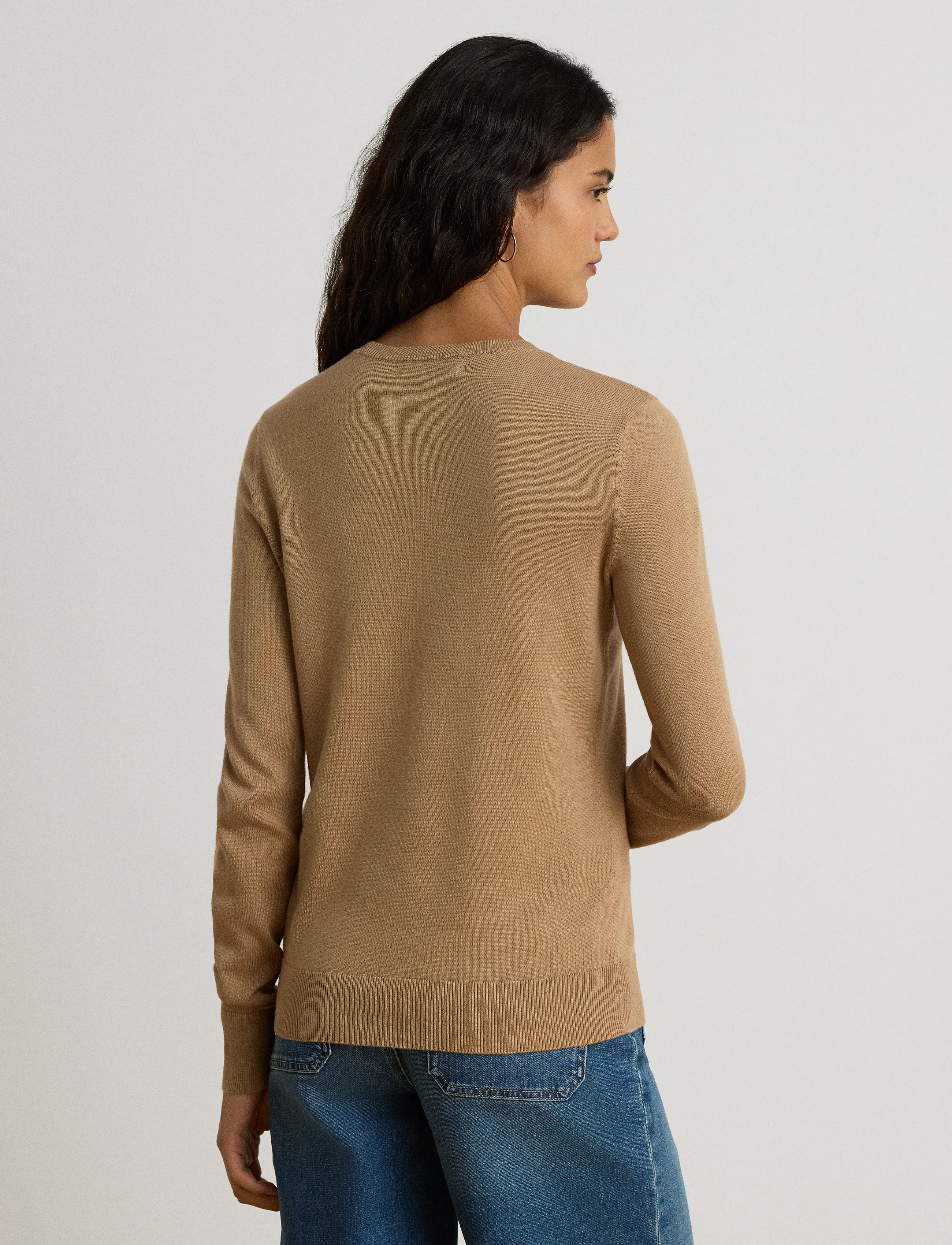 Lauren Ralph Lauren - Cotton-Modal Sweater - lauren camel - 2