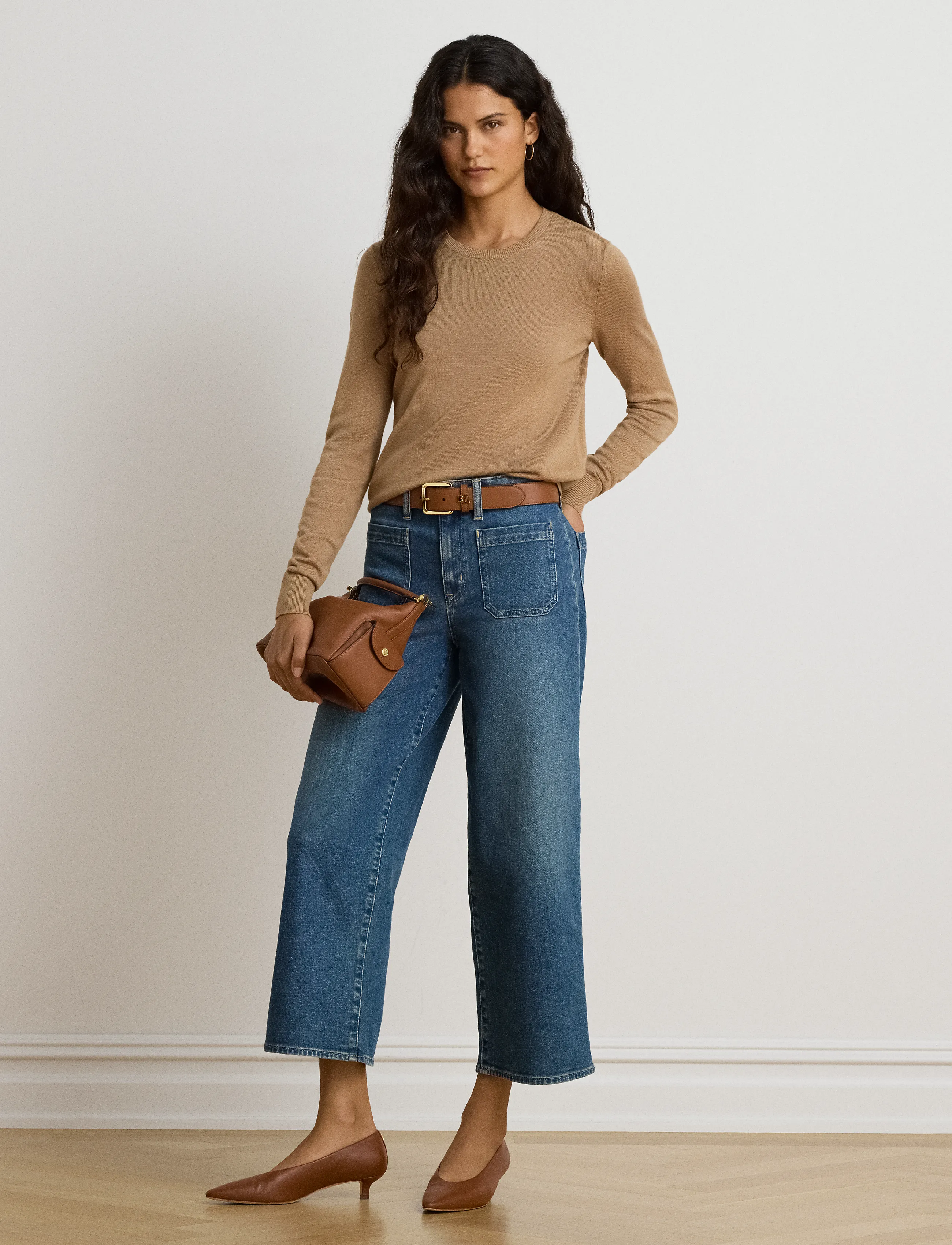 Lauren Ralph Lauren - Cotton-Modal Sweater - lauren camel - 4