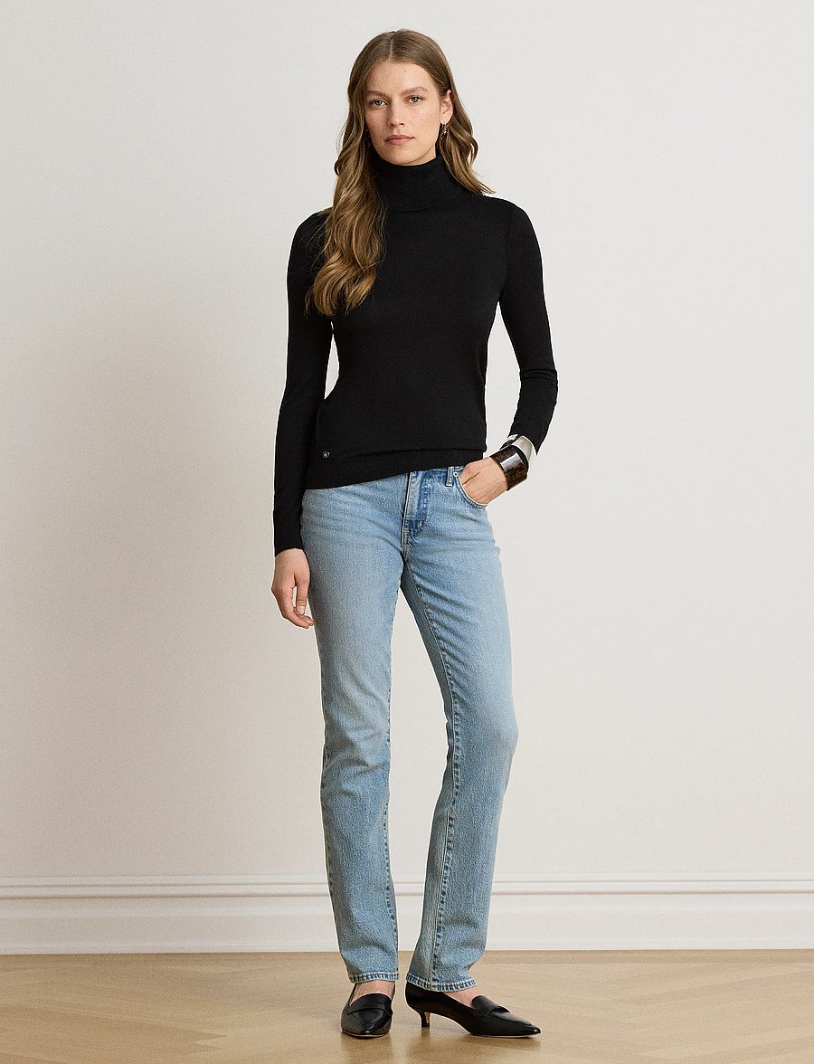 Lauren Ralph Lauren - Turtleneck Sweater - kõrge kaelusega kudumid - black - 4